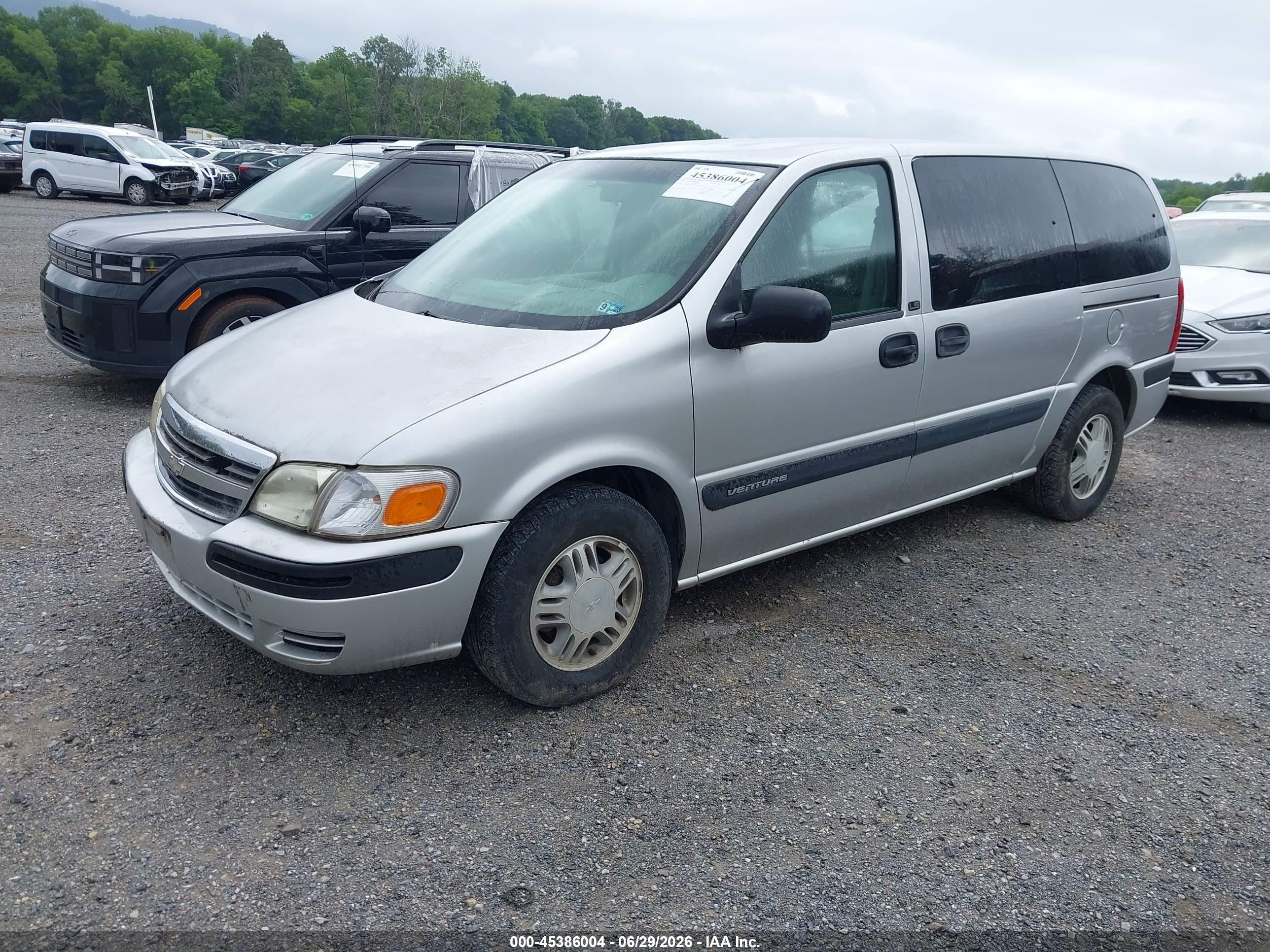 2003 Chevrolet Venture Ls 1sc Pkg Silver vin: 1GNDX03E53D103164
