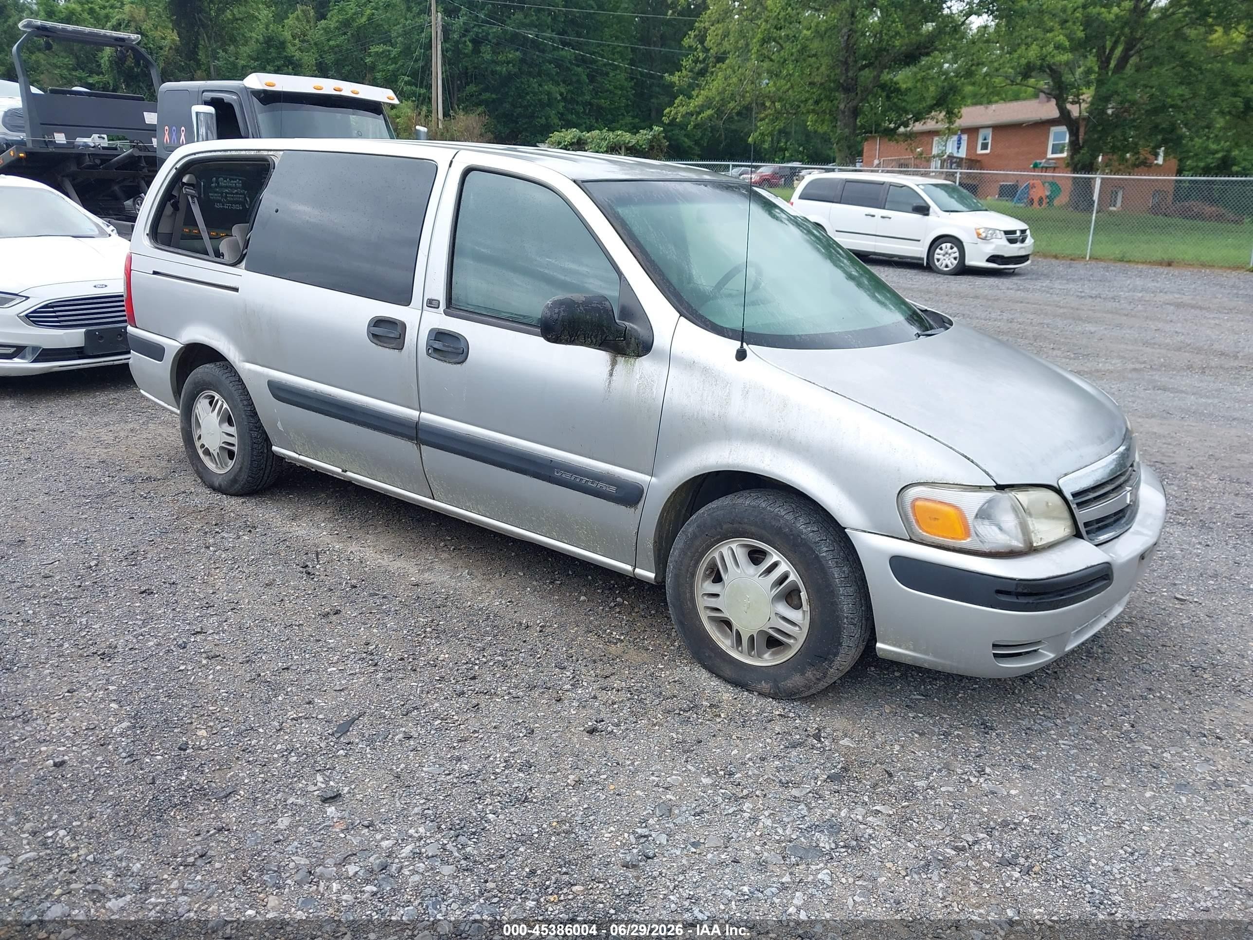2003 Chevrolet Venture Ls 1sc Pkg Silver vin: 1GNDX03E53D103164