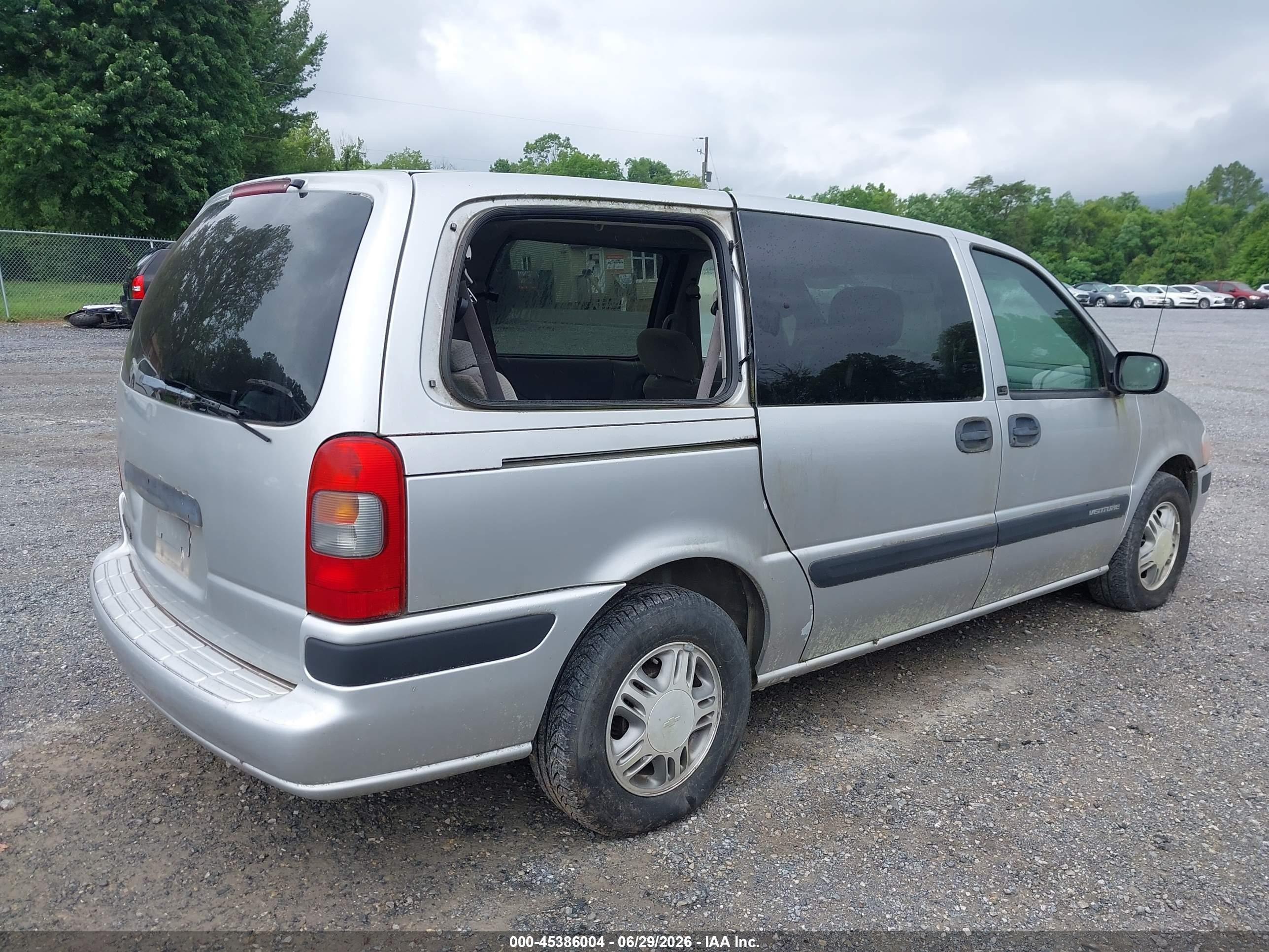 2003 Chevrolet Venture Ls 1sc Pkg Silver vin: 1GNDX03E53D103164