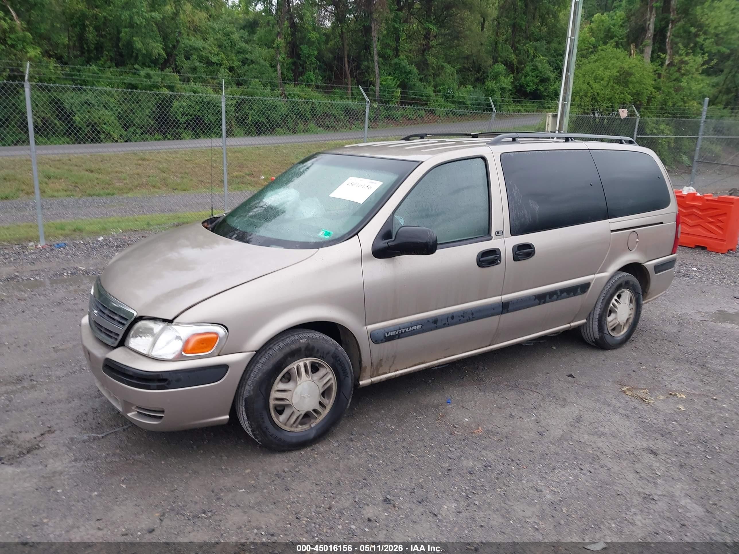 2003 Chevrolet Venture Ls Beige vin: 1GNDX03E63D255616
