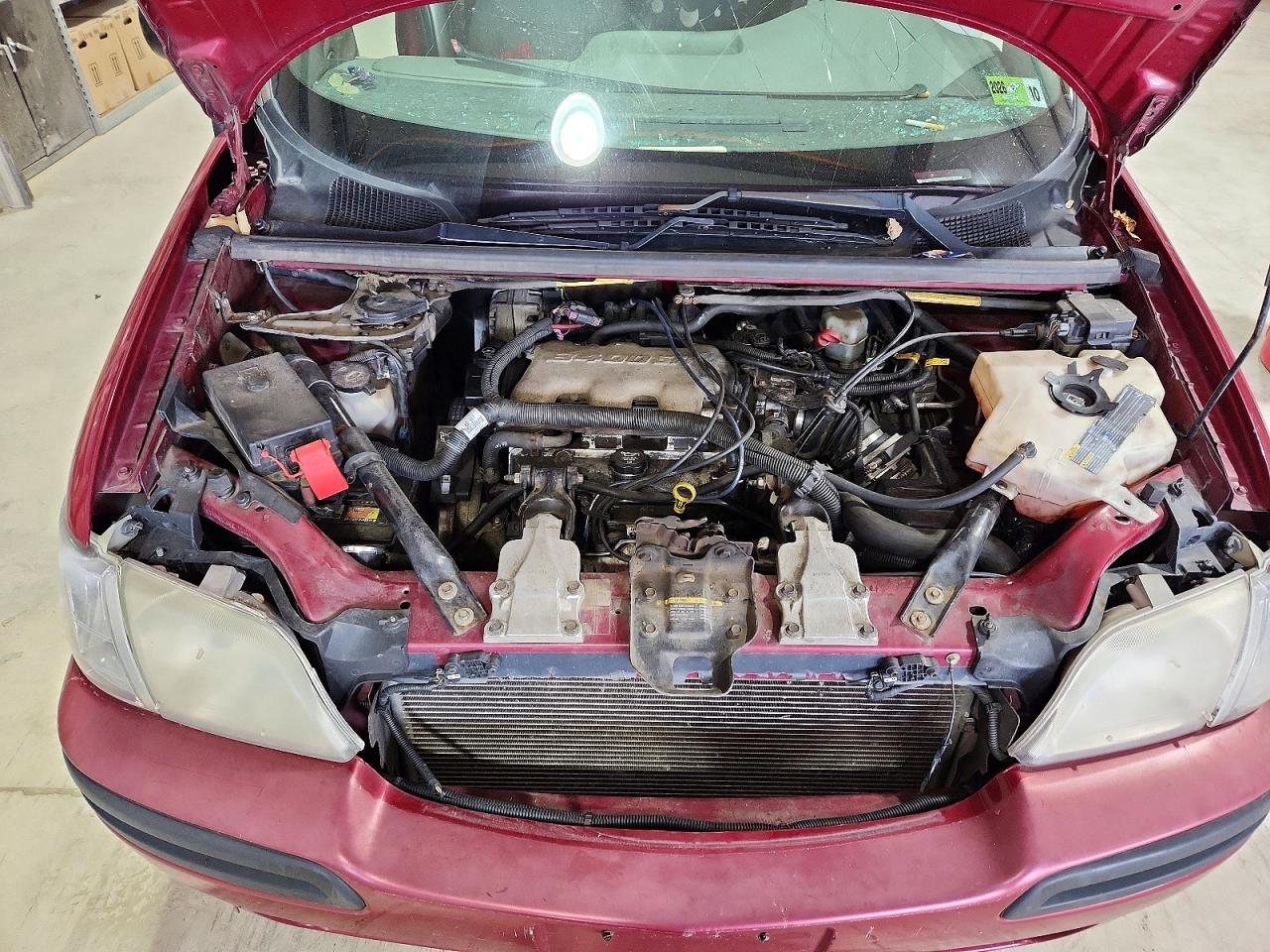 2004 Chevrolet Venture Burgundy vin: 1GNDX03E64D112361
