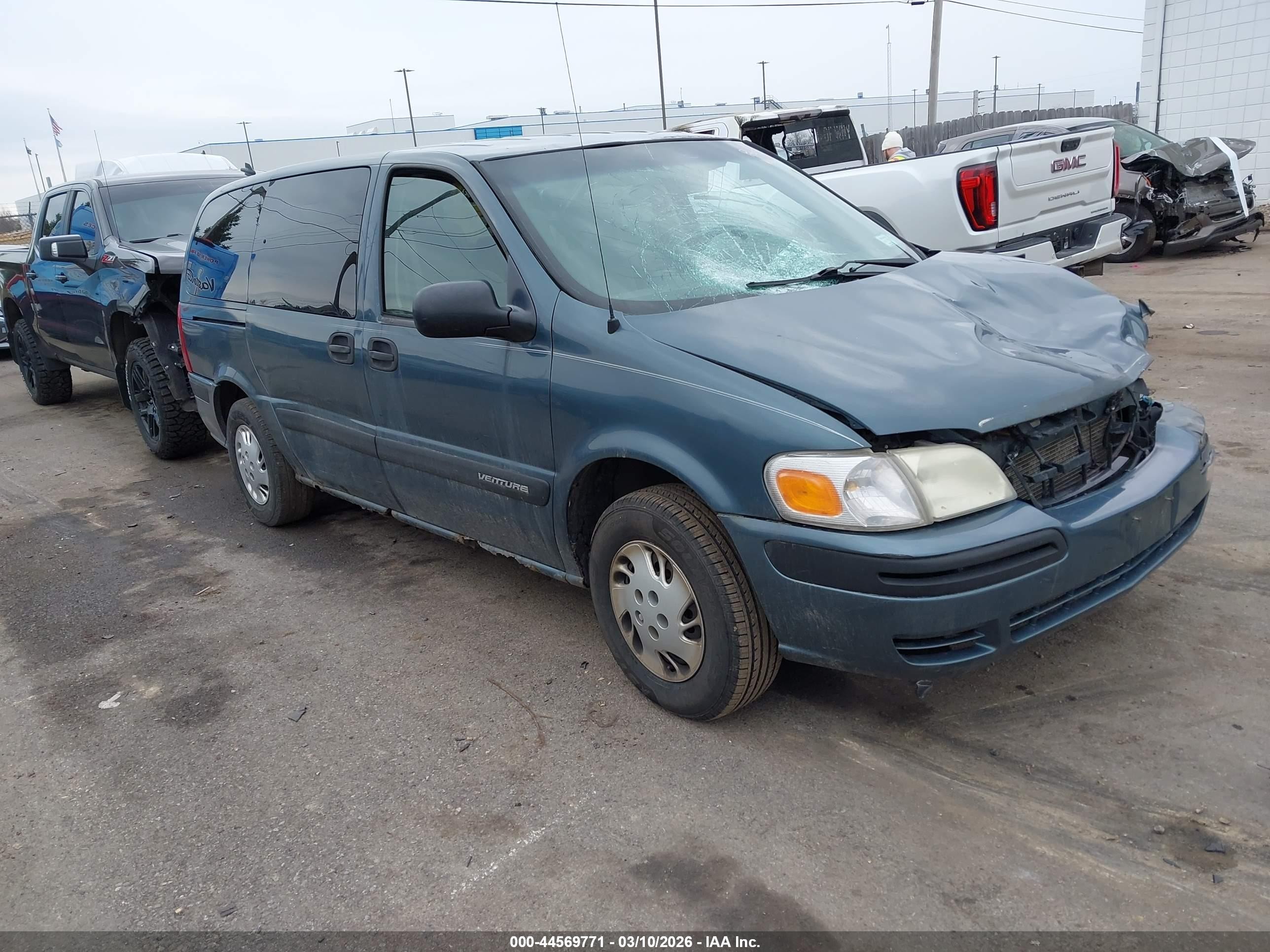 2004 Chevrolet Venture Plus Gray vin: 1GNDX03E64D235576