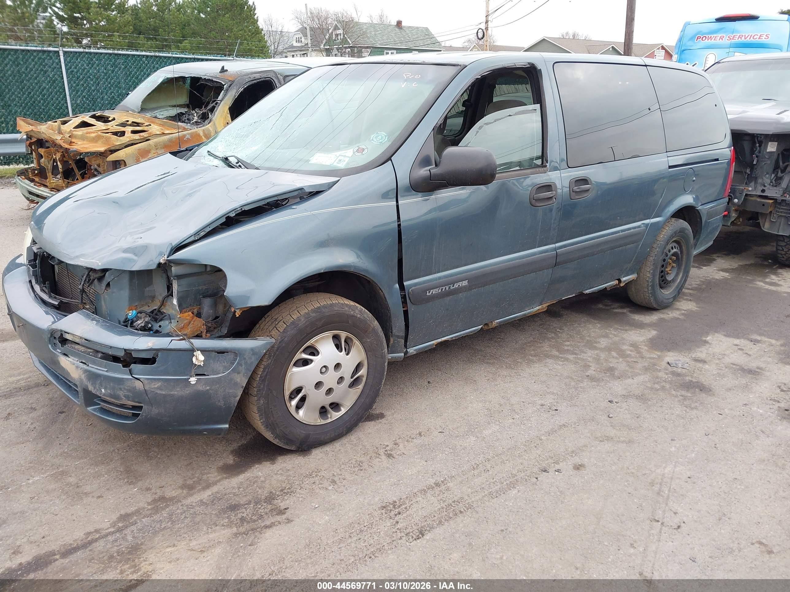 2004 Chevrolet Venture Plus Gray vin: 1GNDX03E64D235576
