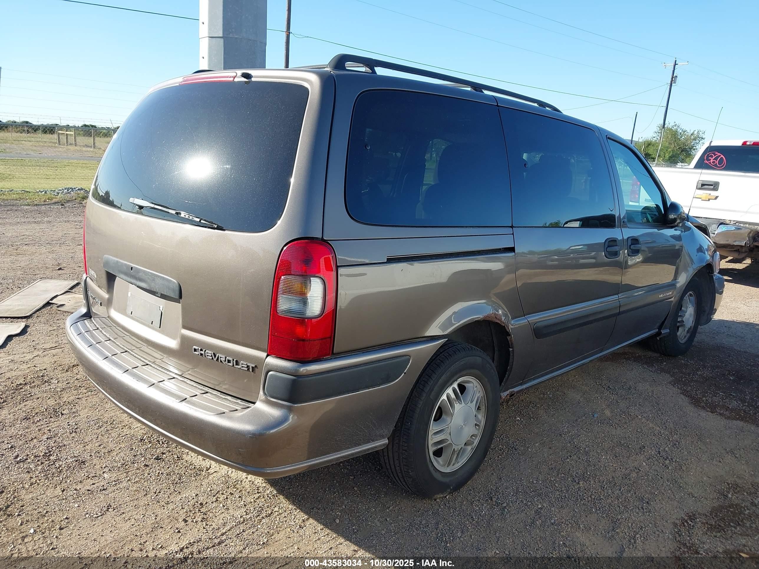 2002 Chevrolet Venture Ls Dark Brown vin: 1GNDX03E72D300447