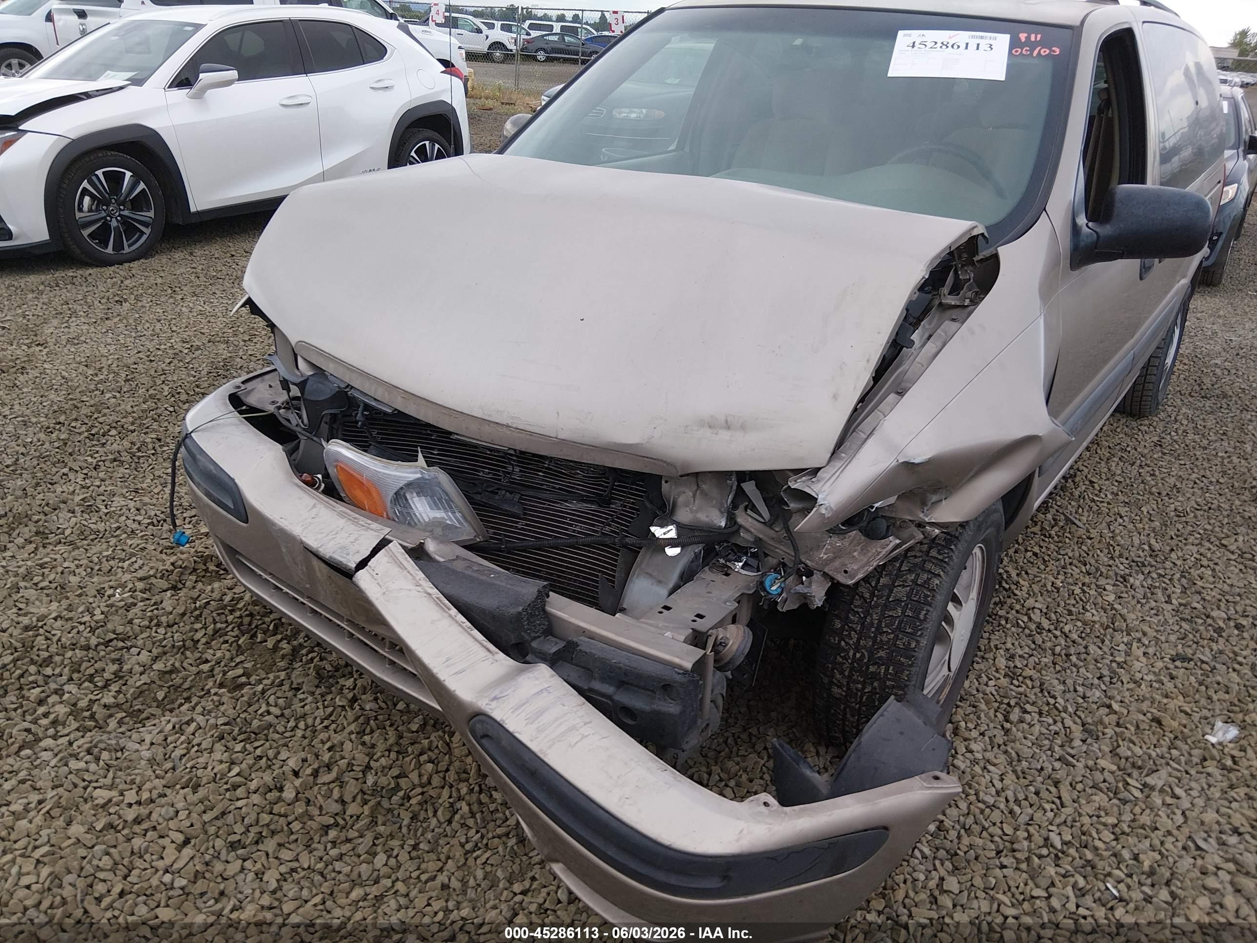2004 Chevrolet Venture Ls Коричневый vin: 1GNDX03E84D120767