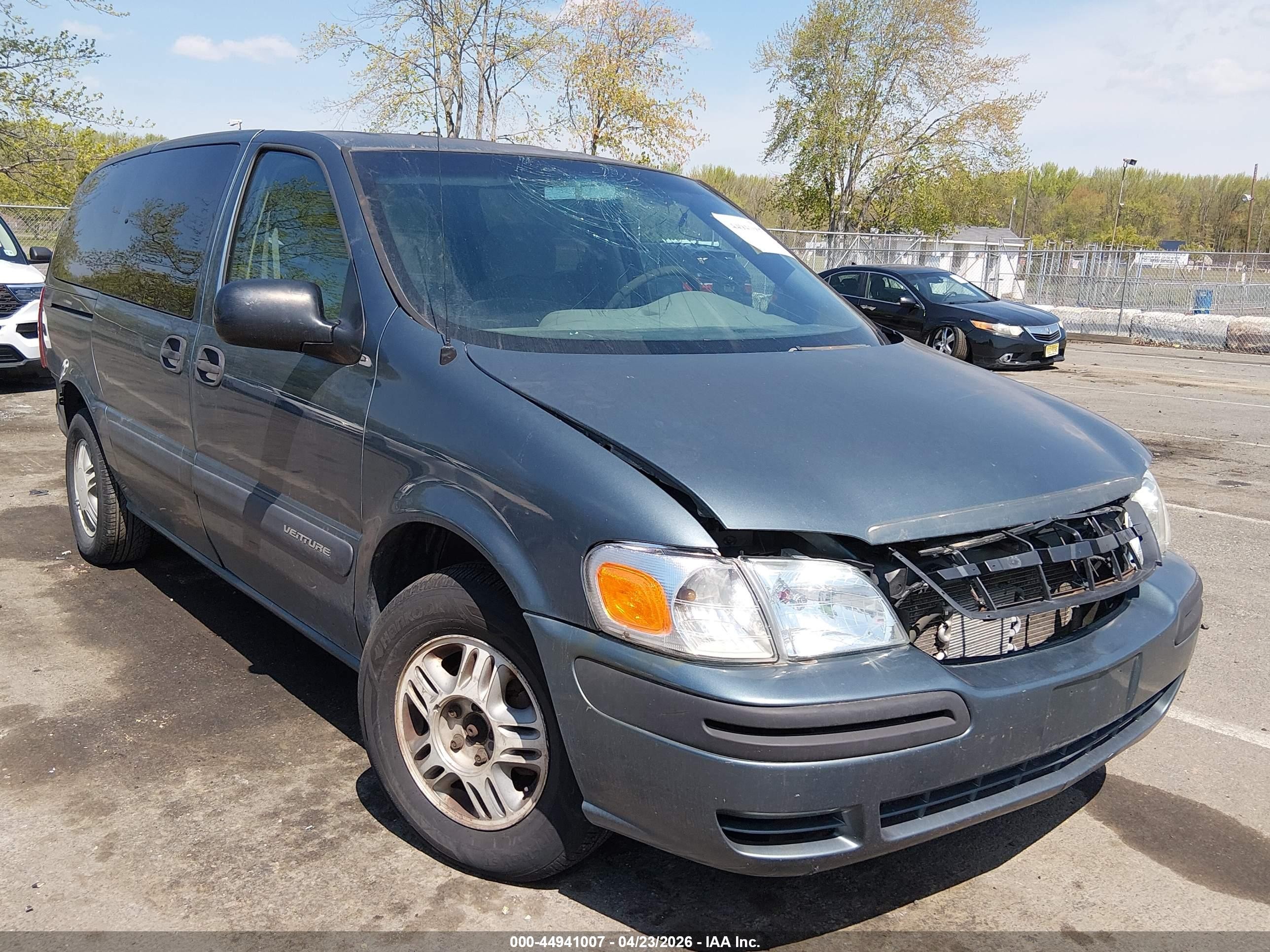 2004 Chevrolet Venture Plus Blue vin: 1GNDX03E84D251682