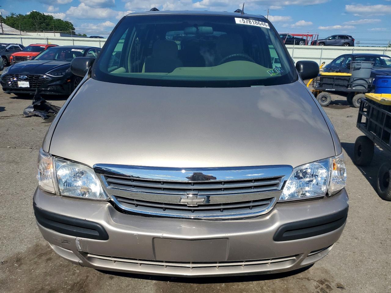 2001 Chevrolet Venture Beige vin: 1GNDX03E91D104329