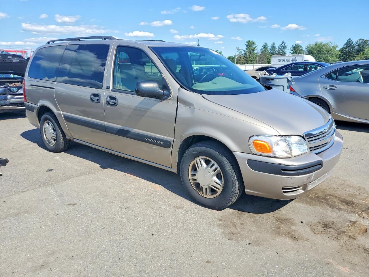 2001 Chevrolet Venture Beige vin: 1GNDX03E91D104329