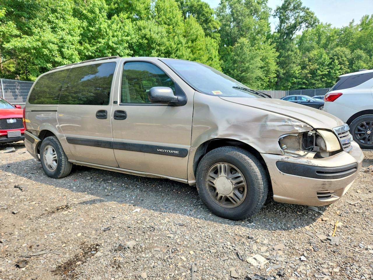 2001 Chevrolet Venture Beige vin: 1GNDX03E91D224728