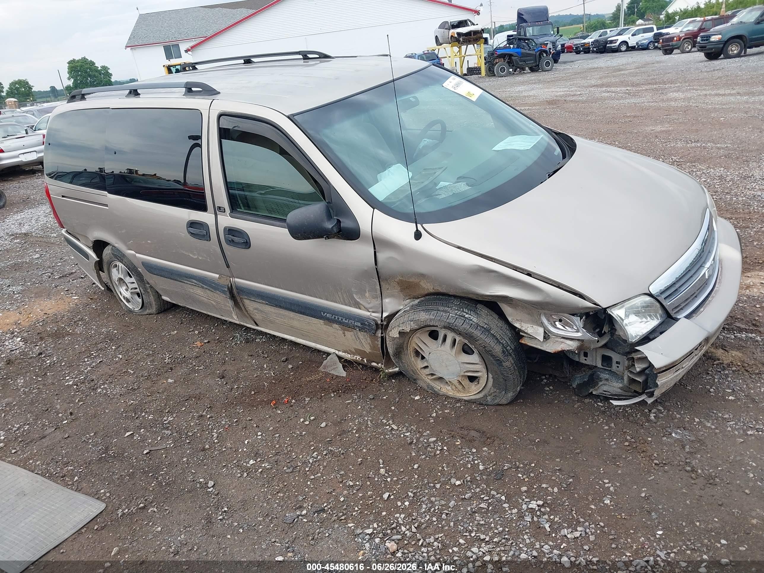 2004 Chevrolet Venture Ls Tan vin: 1GNDX03E94D120535