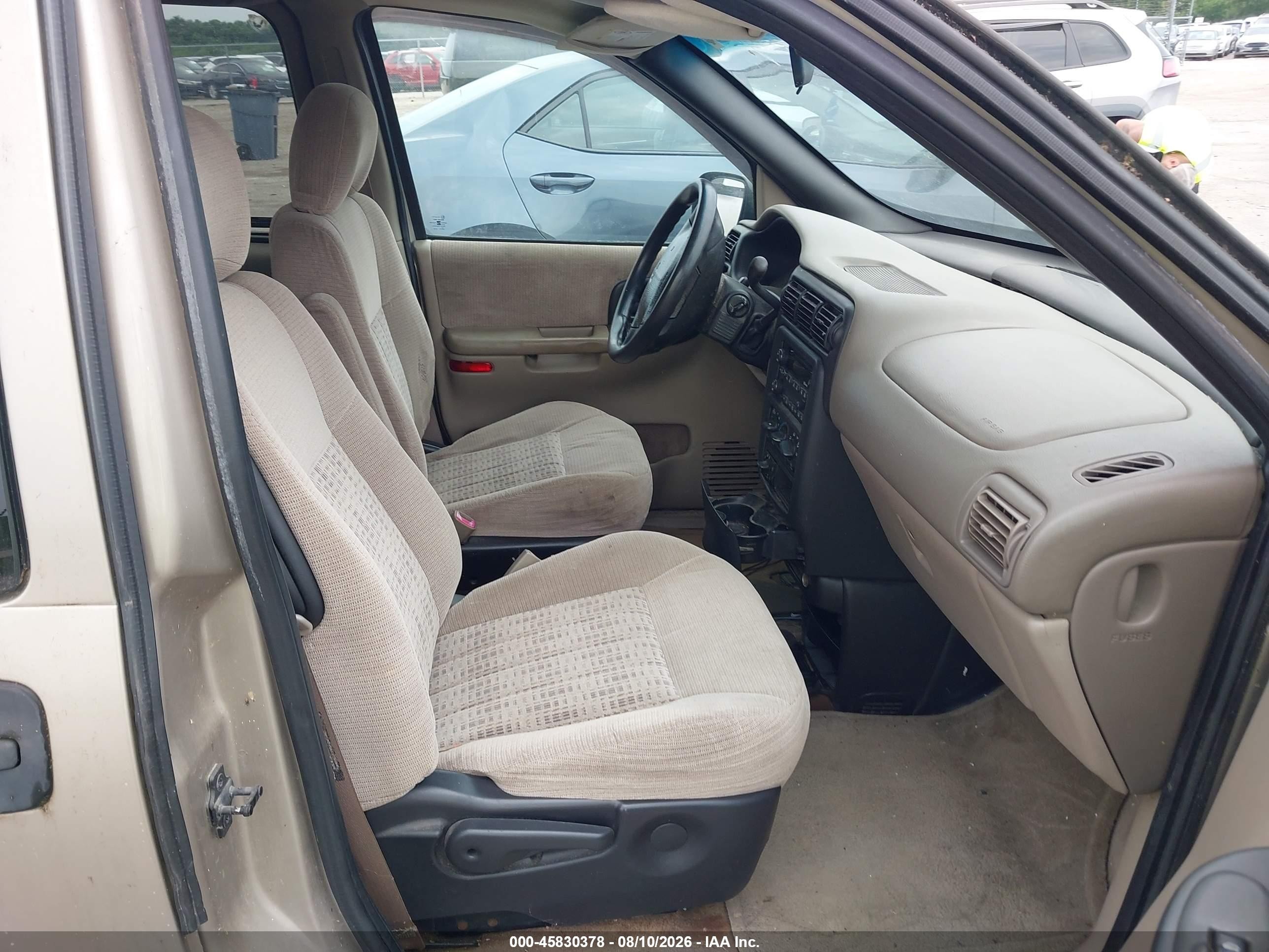 2002 Chevrolet Venture Plus 1sb Pkg Brown vin: 1GNDX03EX2D102123