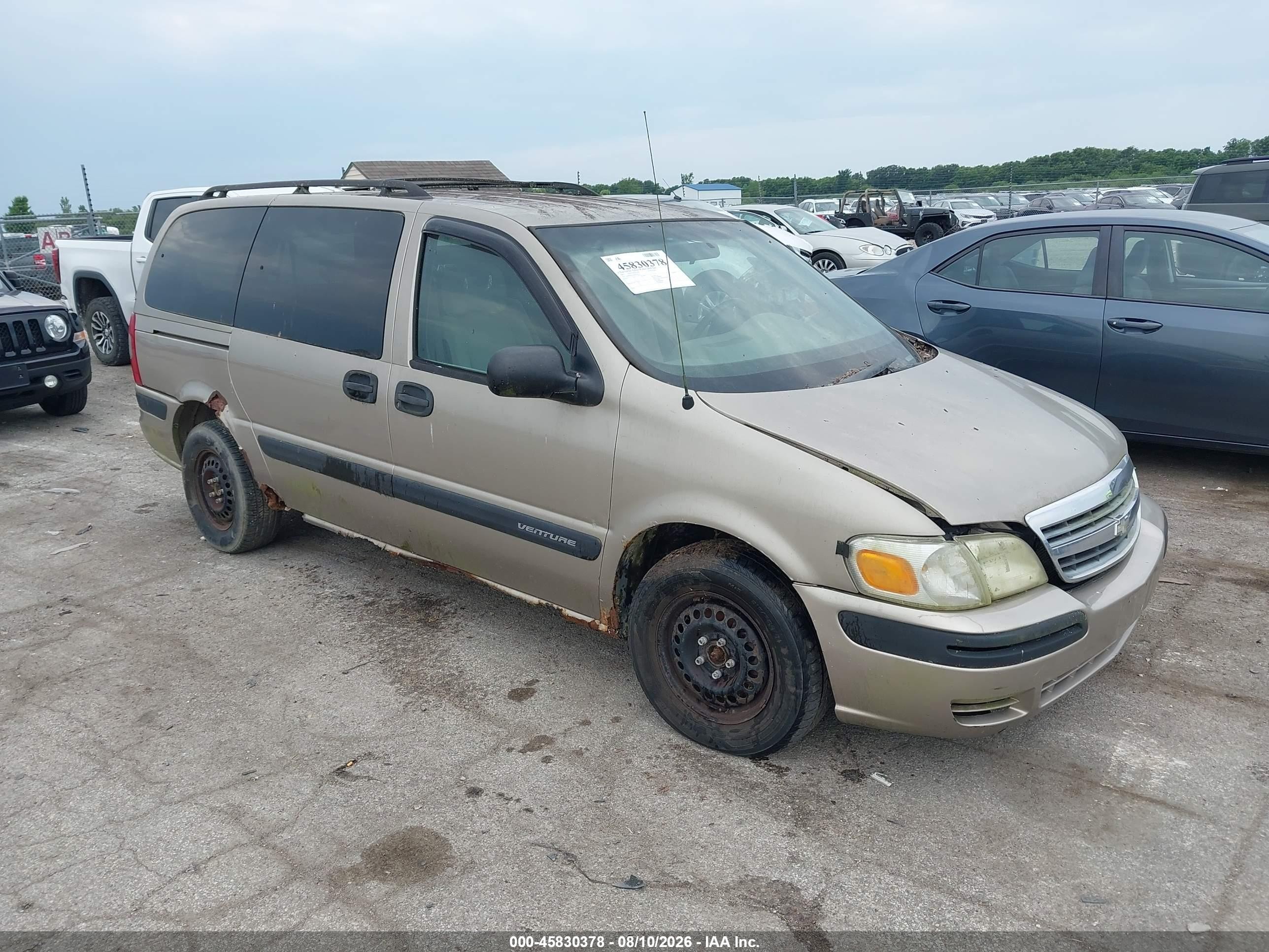 2002 Chevrolet Venture Plus 1sb Pkg Brown vin: 1GNDX03EX2D102123