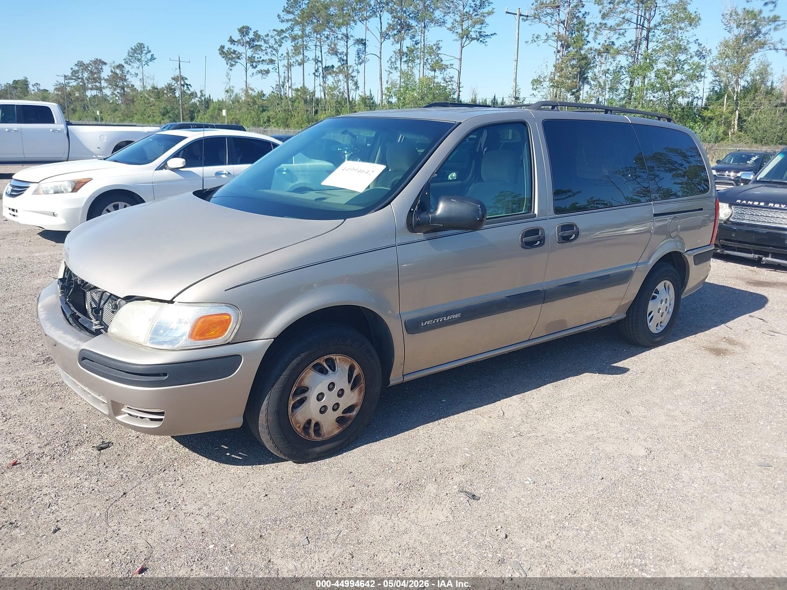 2002 Chevrolet Venture Plus Champagne vin: 1GNDX03EX2D190722