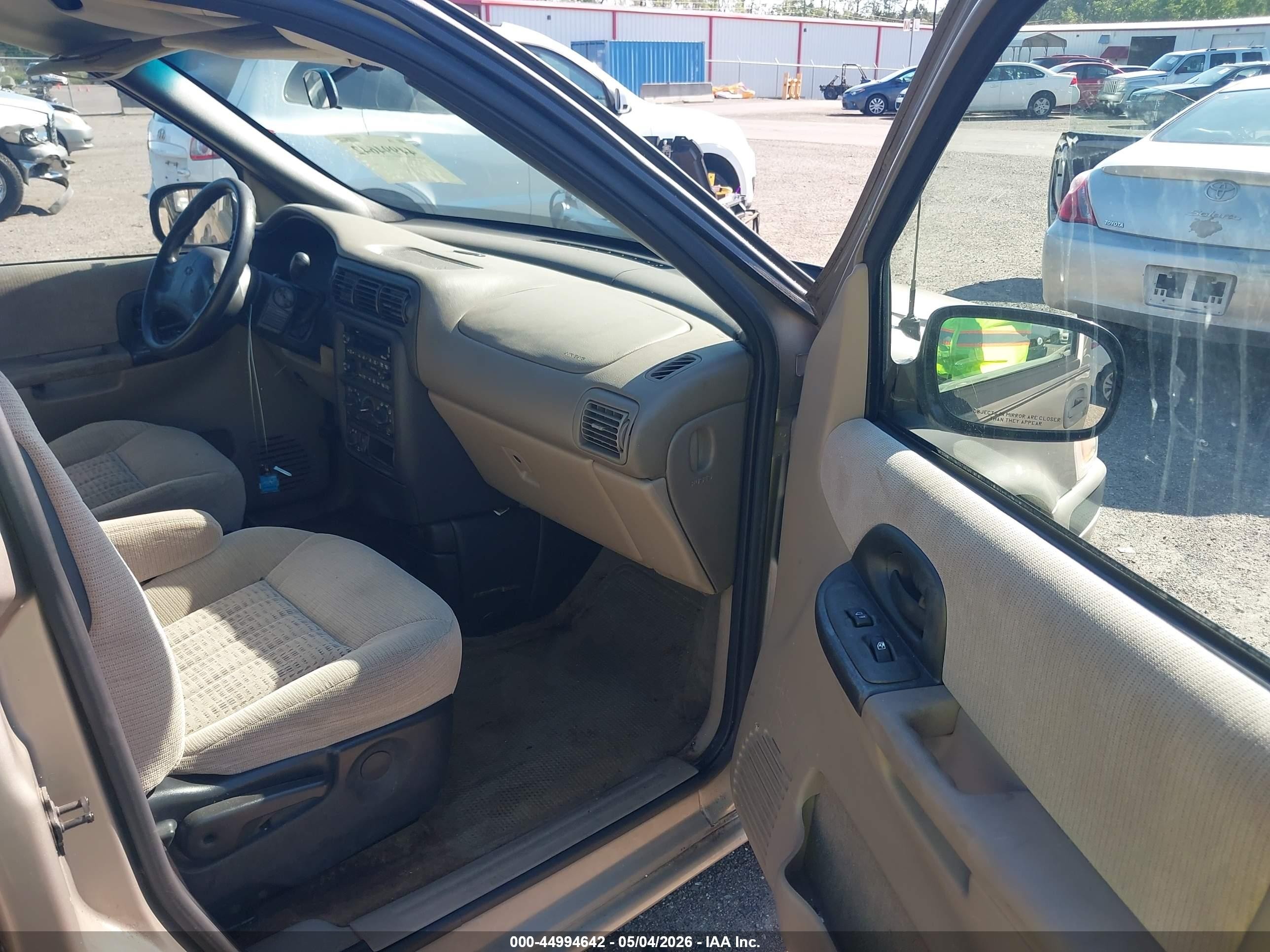 2002 Chevrolet Venture Plus Champagne vin: 1GNDX03EX2D190722