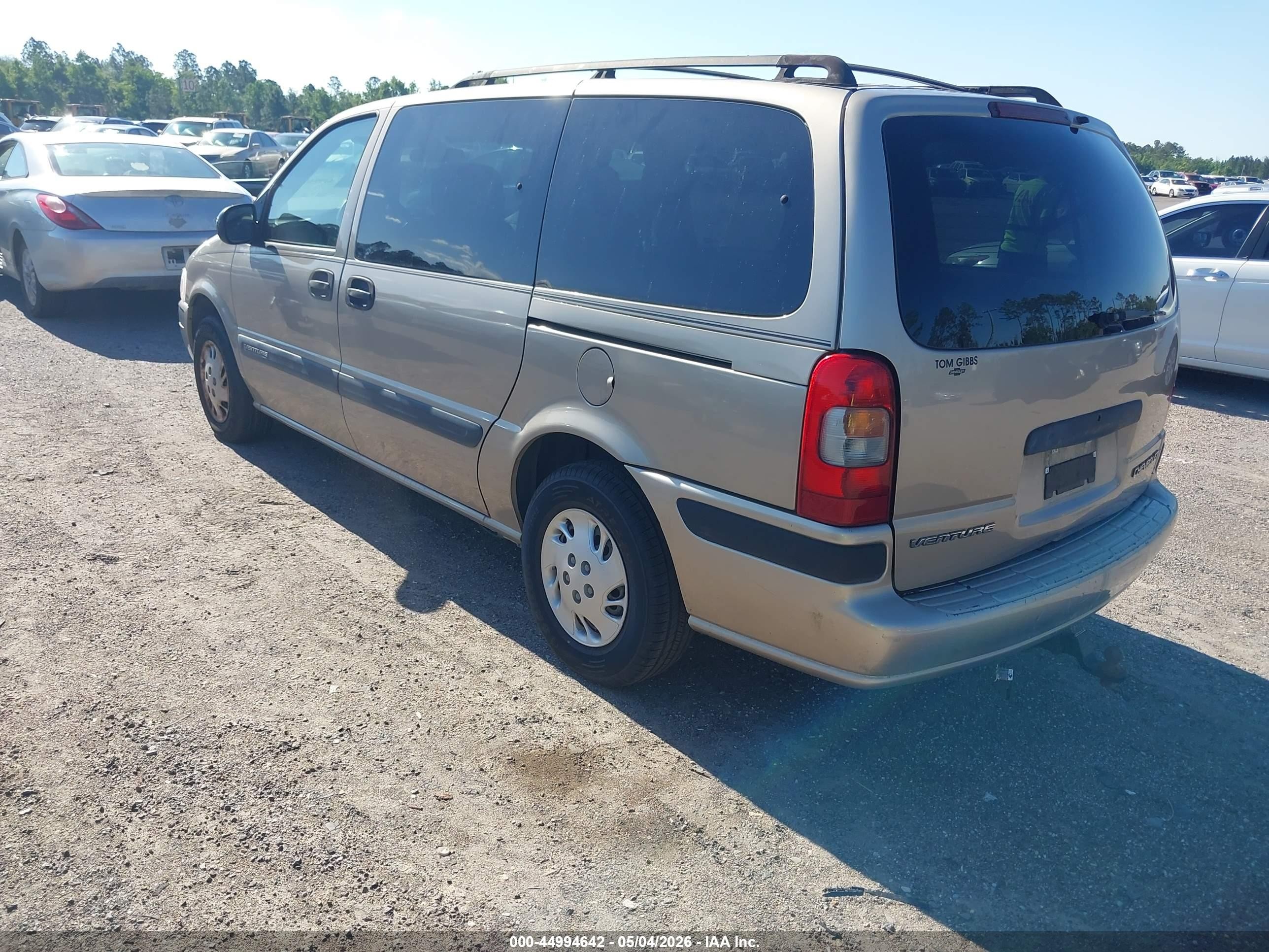 2002 Chevrolet Venture Plus Champagne vin: 1GNDX03EX2D190722