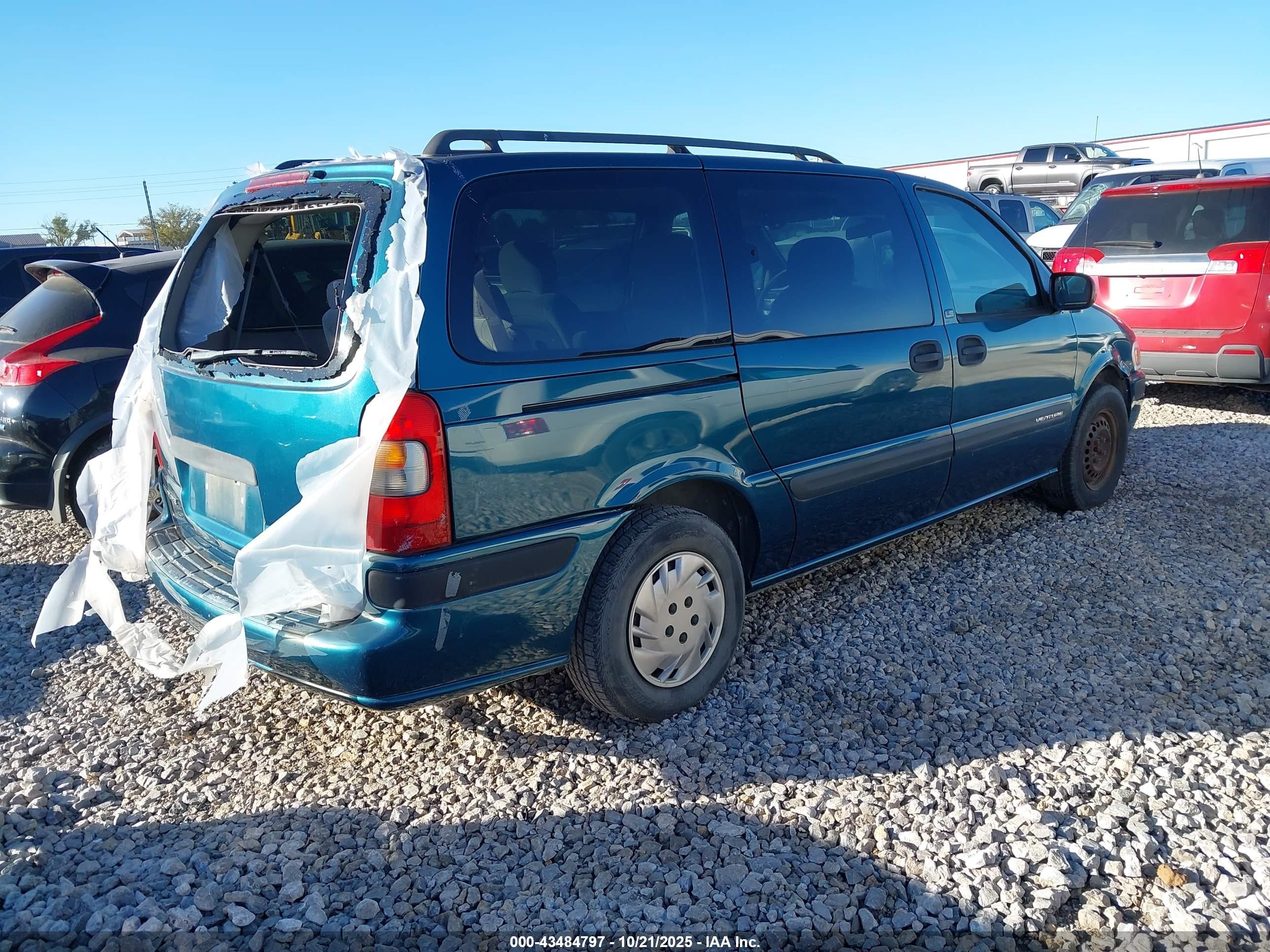 2004 Chevrolet Venture Ls Green vin: 1GNDX03EX4D106840