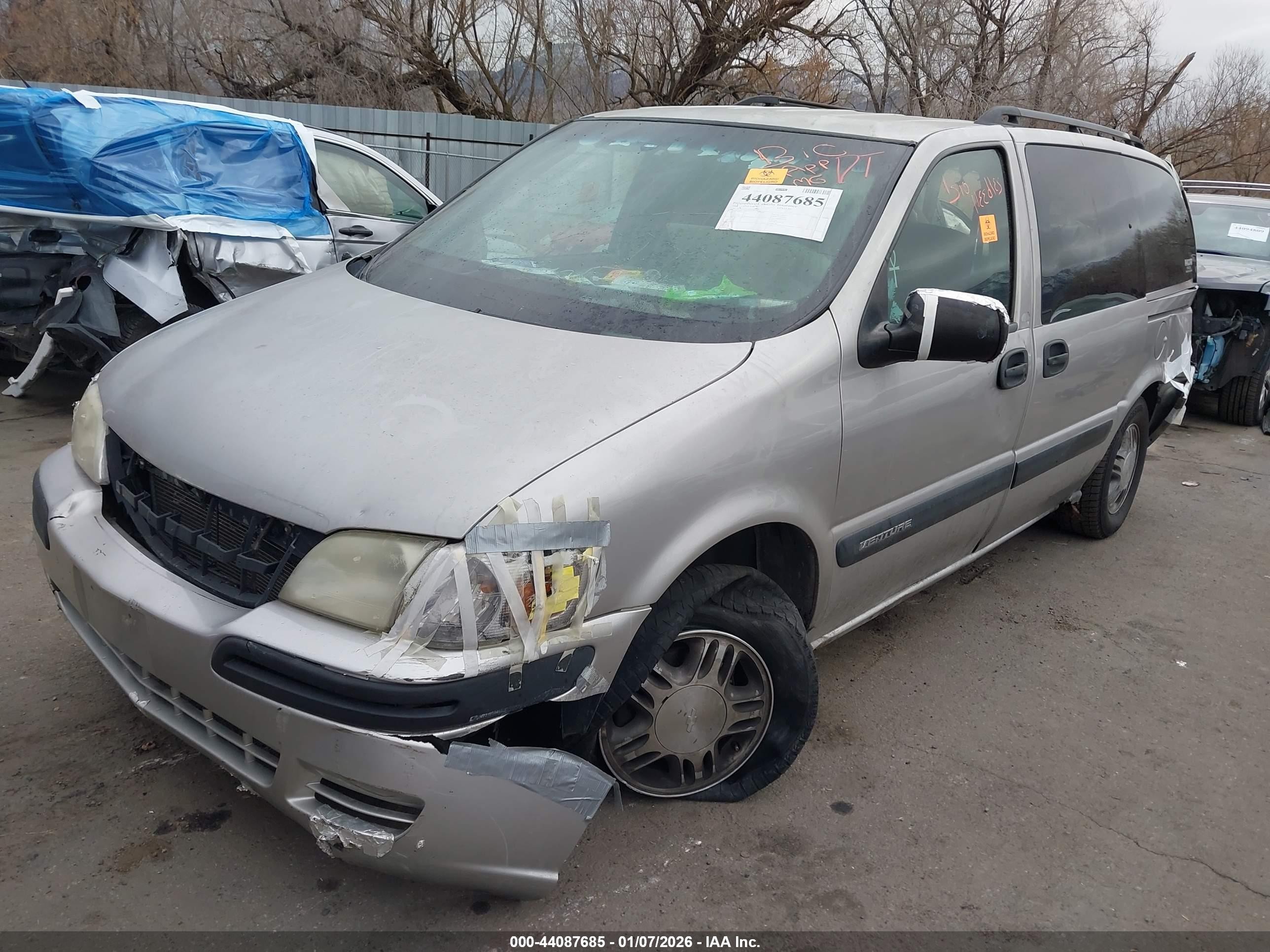 2004 Chevrolet Venture Ls Silver vin: 1GNDX03EX4D174667