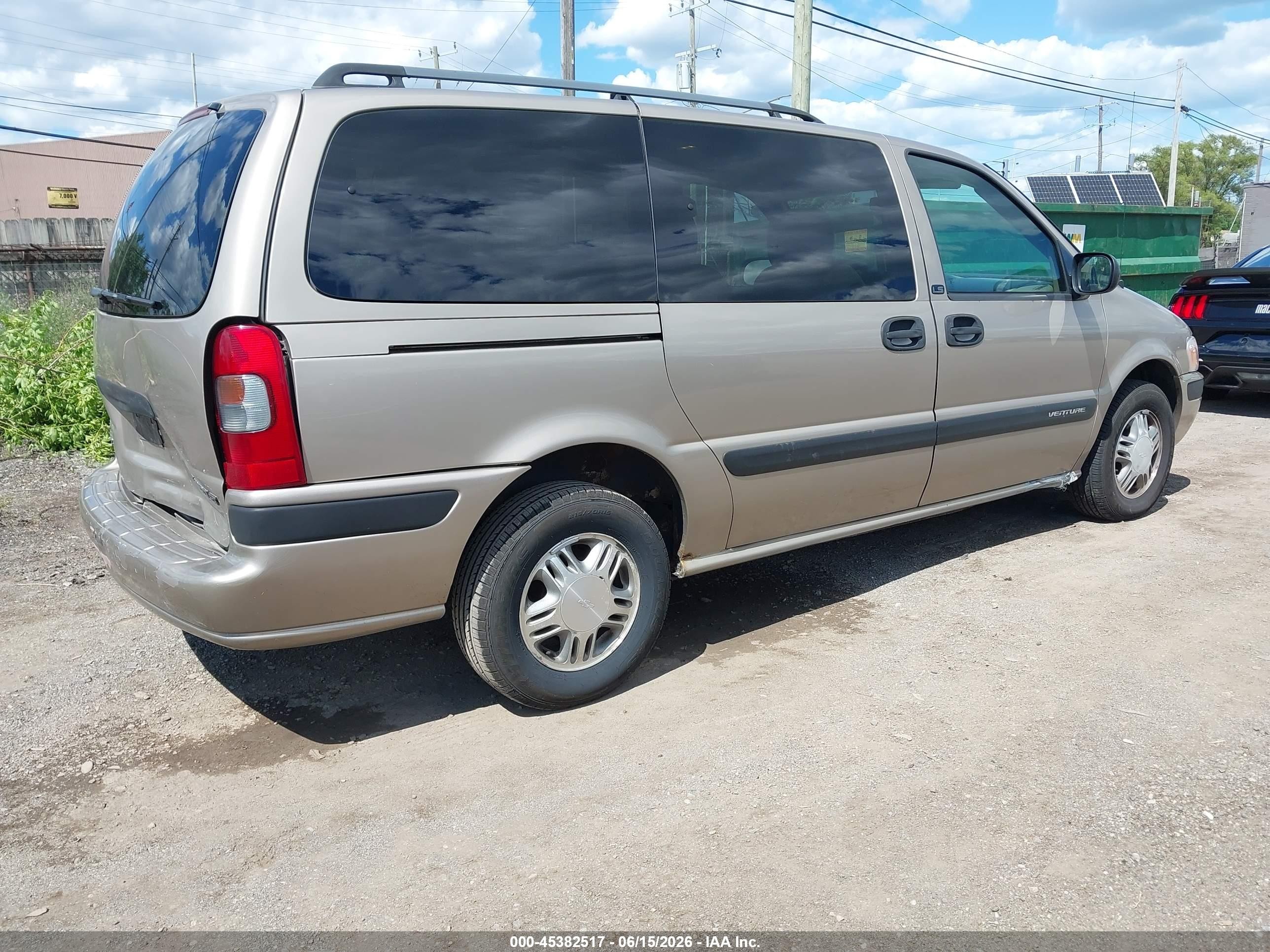 2004 Chevrolet Venture Ls Beige vin: 1GNDX03EX4D225536