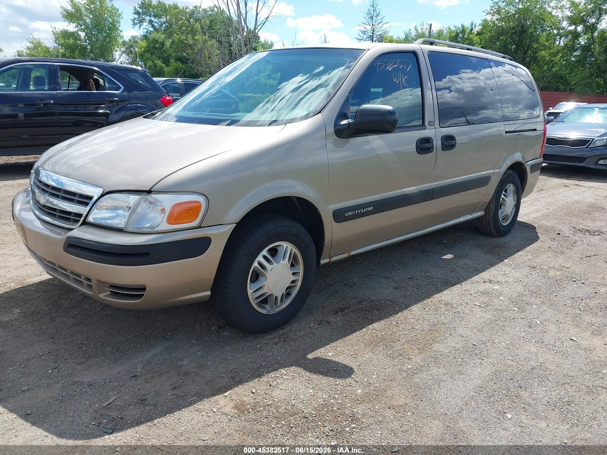 2004 Chevrolet Venture Ls Beige vin: 1GNDX03EX4D225536