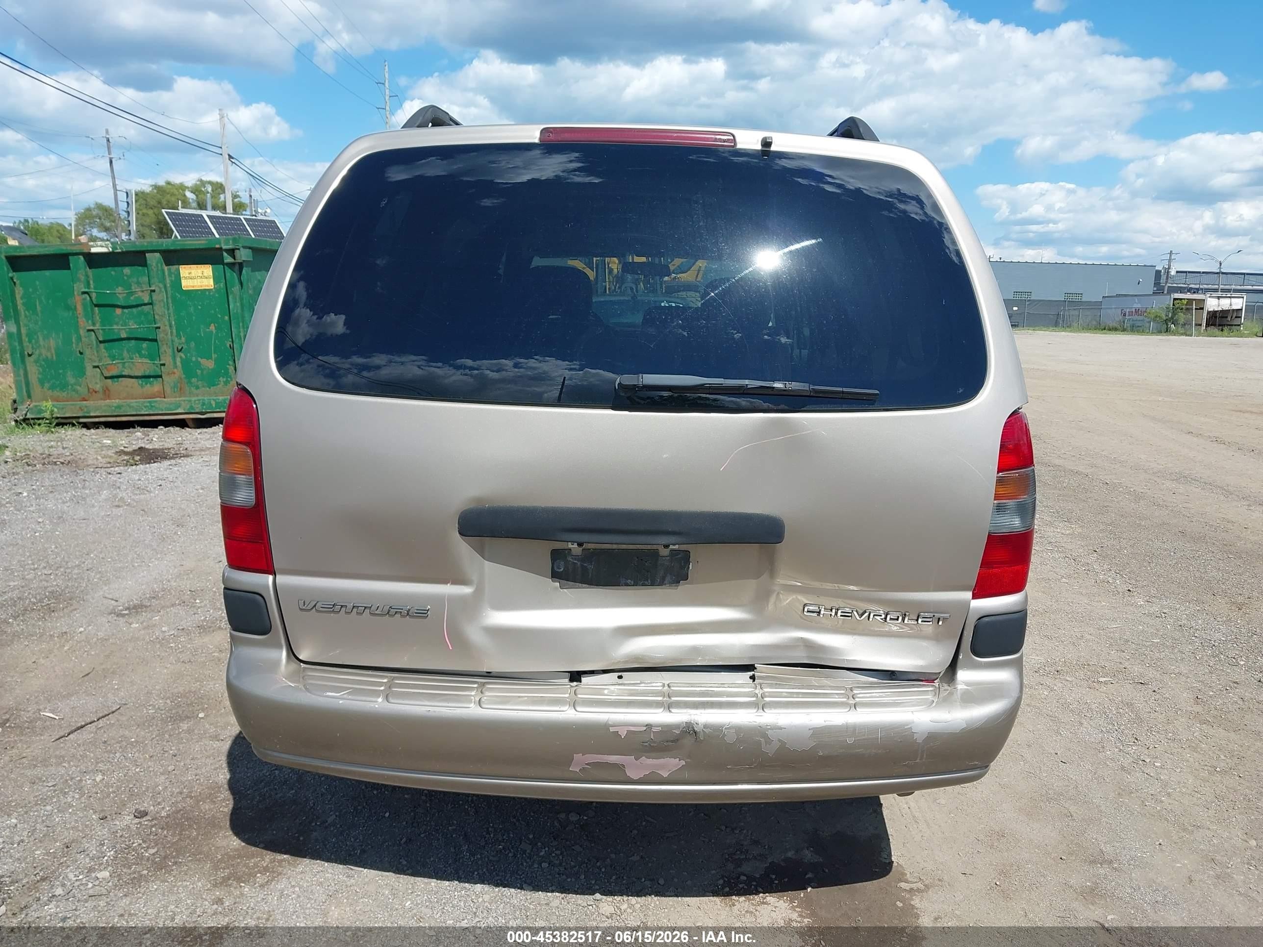 2004 Chevrolet Venture Ls Beige vin: 1GNDX03EX4D225536