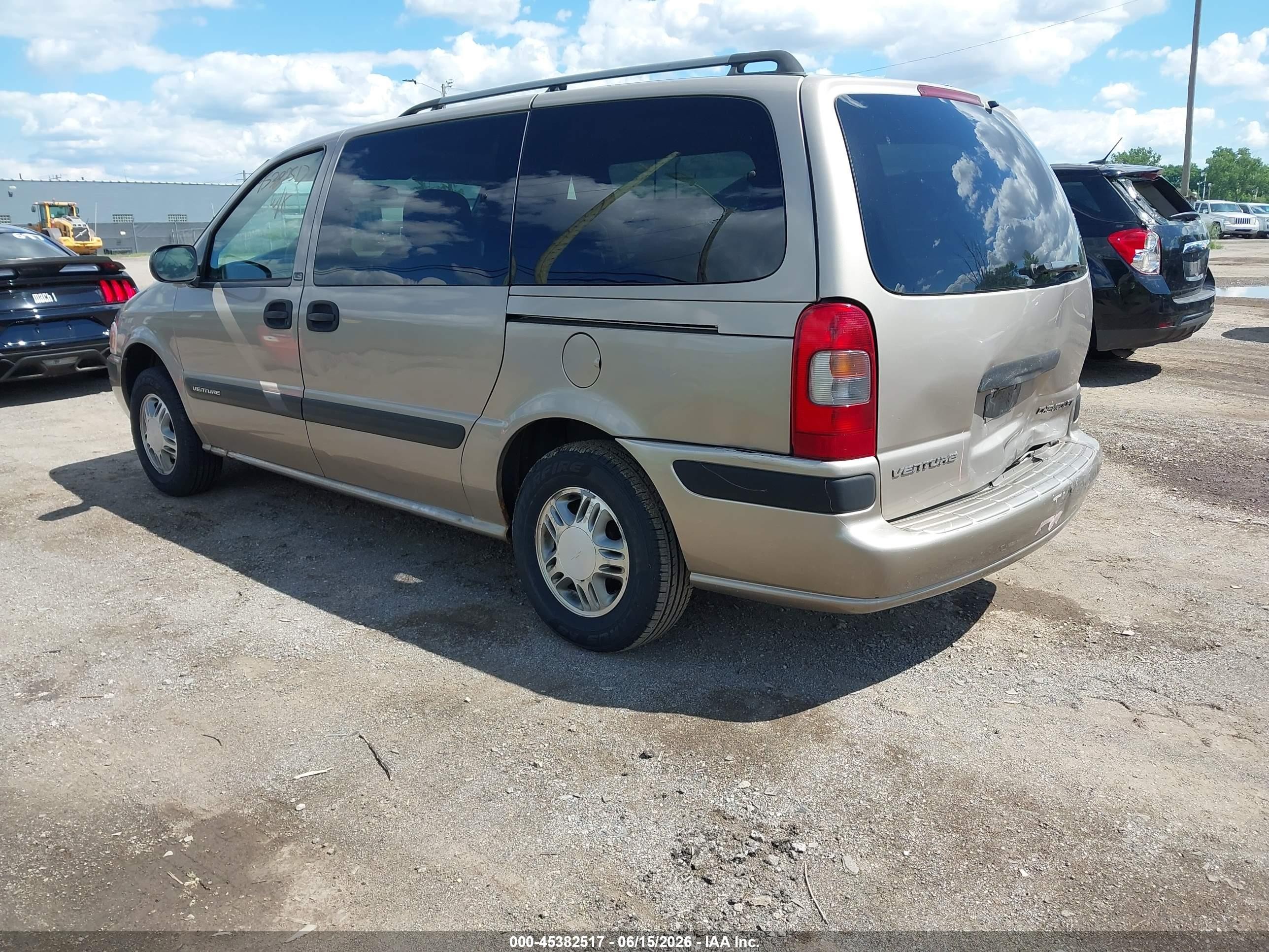 2004 Chevrolet Venture Ls Beige vin: 1GNDX03EX4D225536