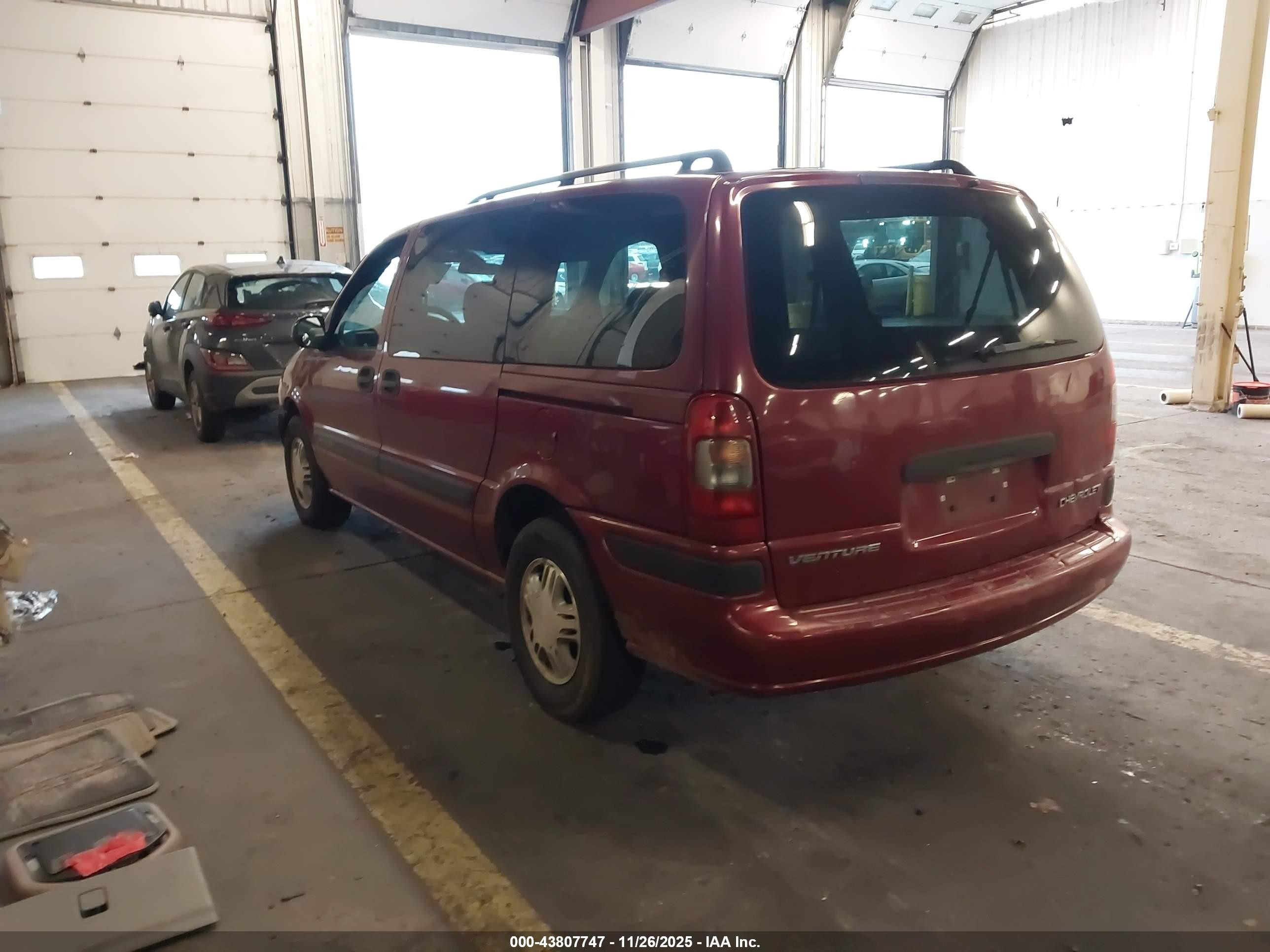 2004 Chevrolet Venture Ls Burgundy vin: 1GNDX03EX4D241686