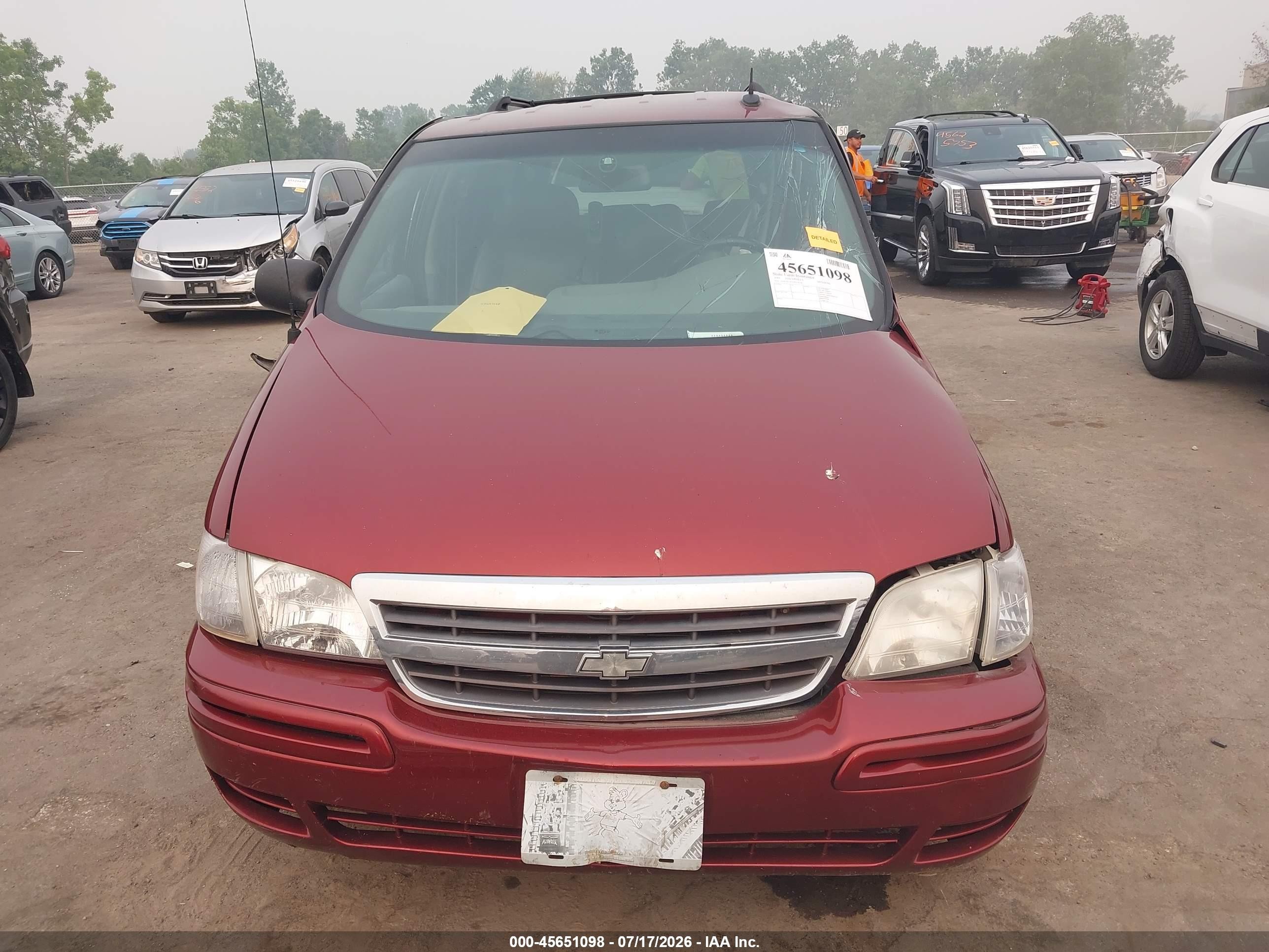 2003 Chevrolet Venture Warner Bros 1se Pkg Красный vin: 1GNDX13E33D319228