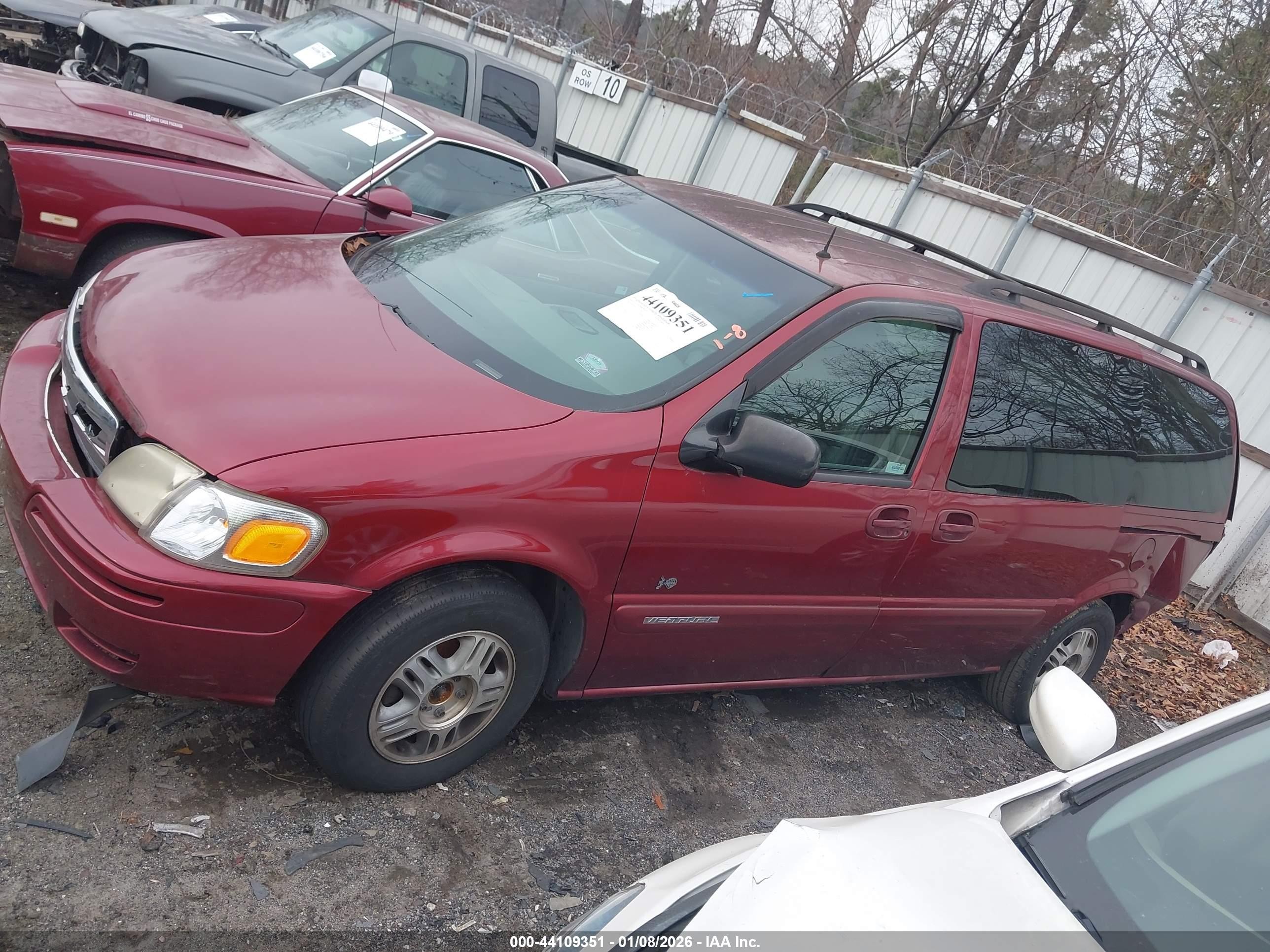 2002 Chevrolet Venture Warner Bros. Edition Красный vin: 1GNDX13E72D203044
