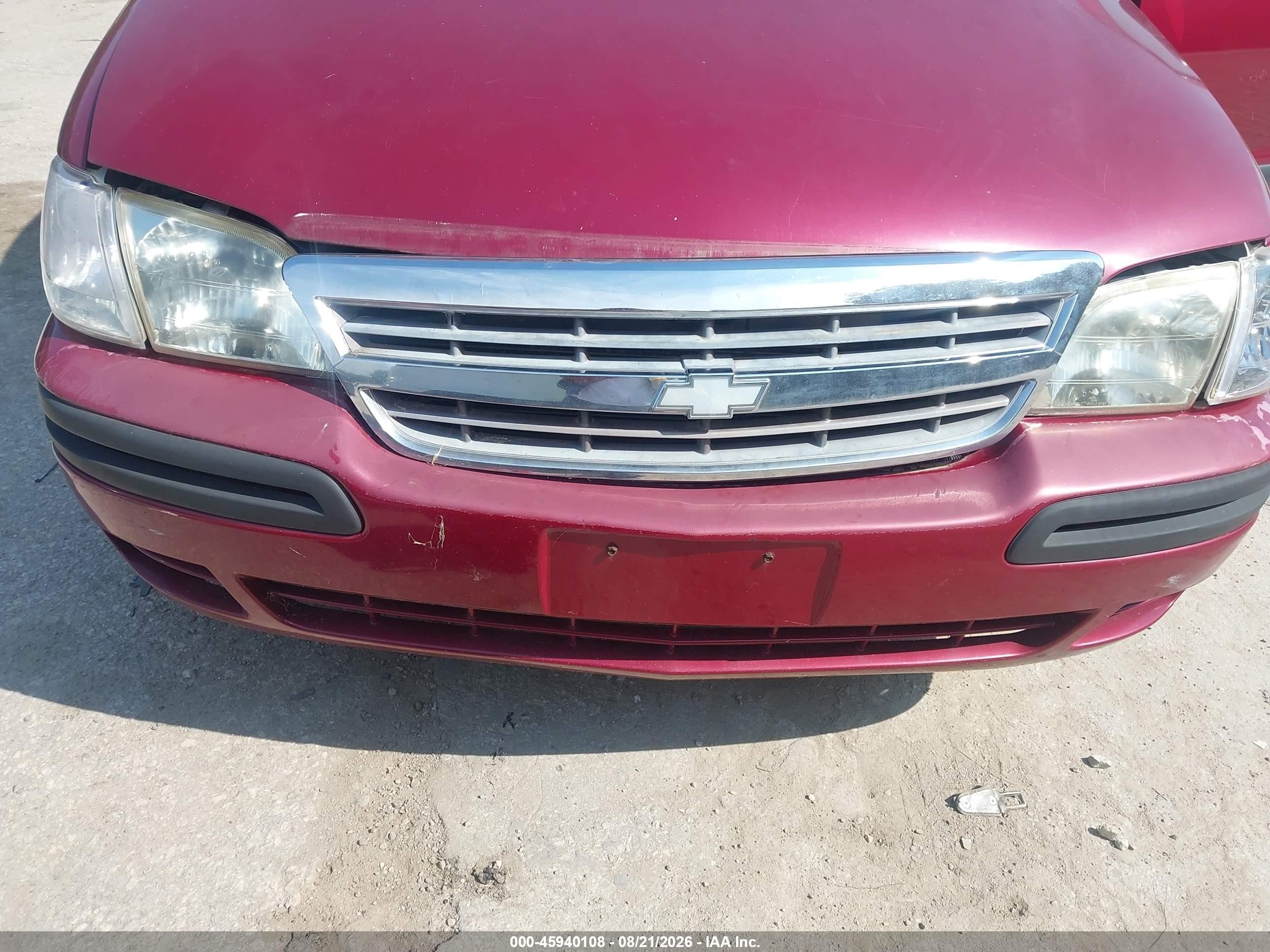 2004 Chevrolet Venture Lt Red vin: 1GNDX13E74D217982