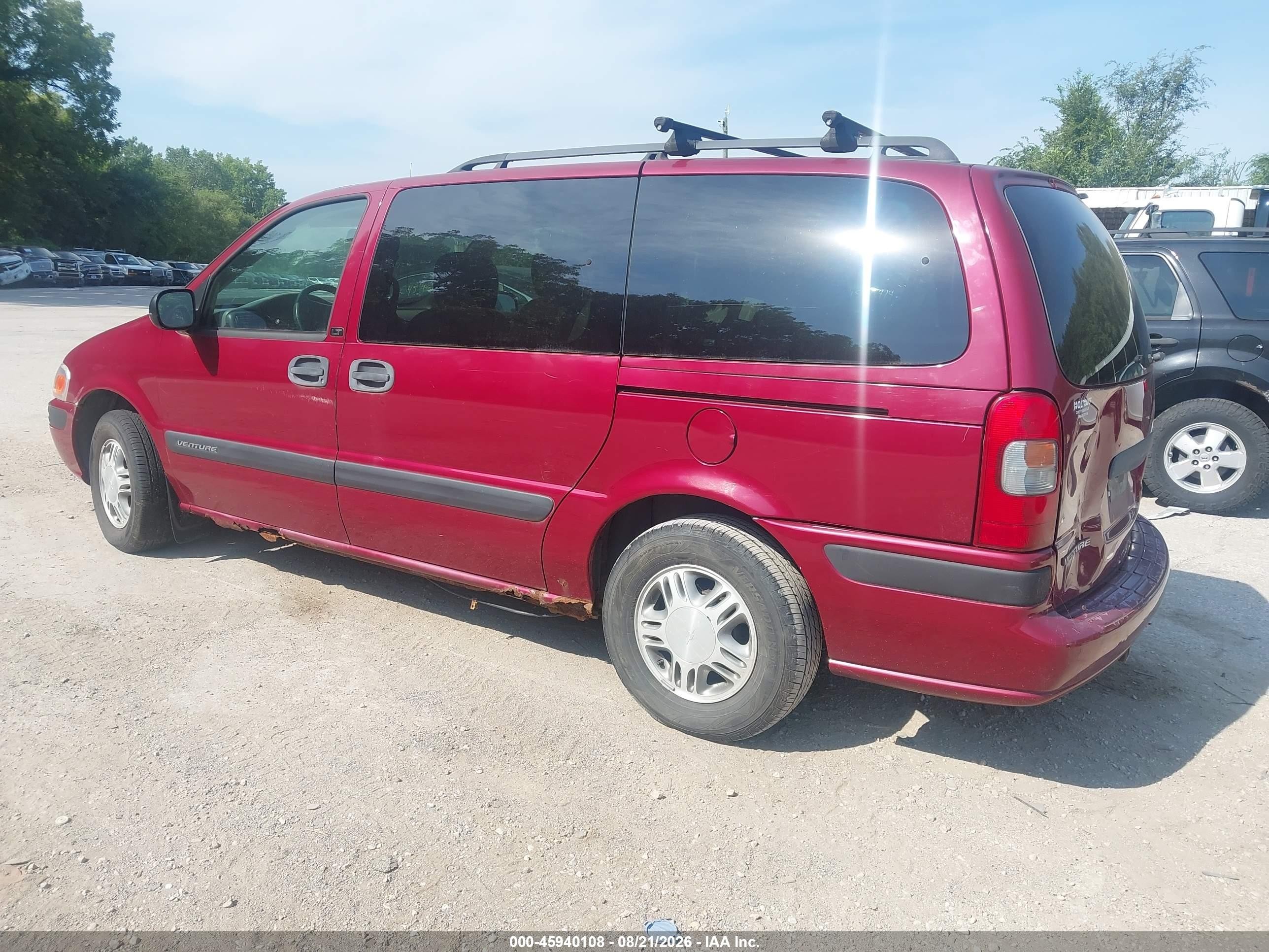 2004 Chevrolet Venture Lt Red vin: 1GNDX13E74D217982