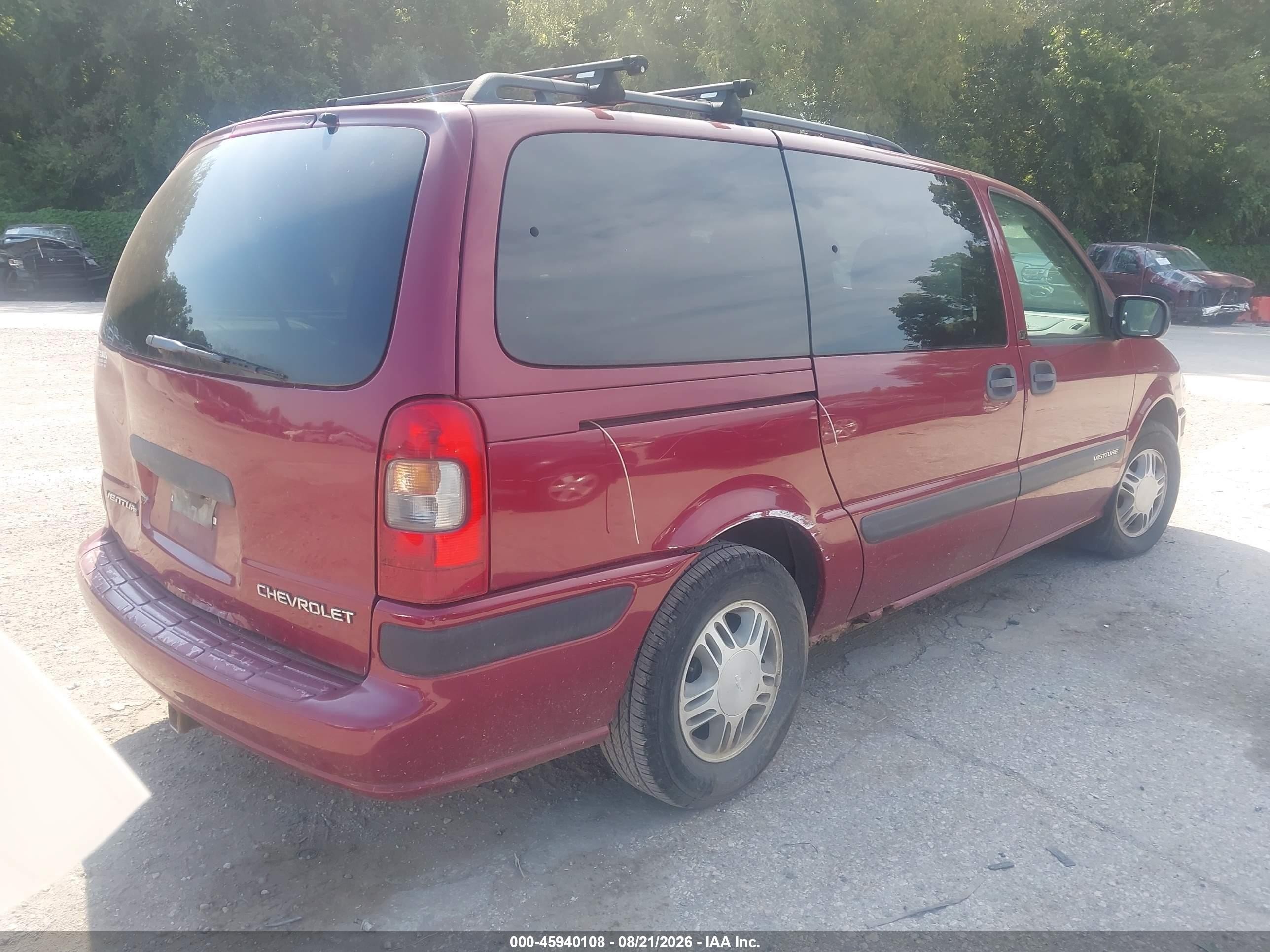2004 Chevrolet Venture Lt Red vin: 1GNDX13E74D217982