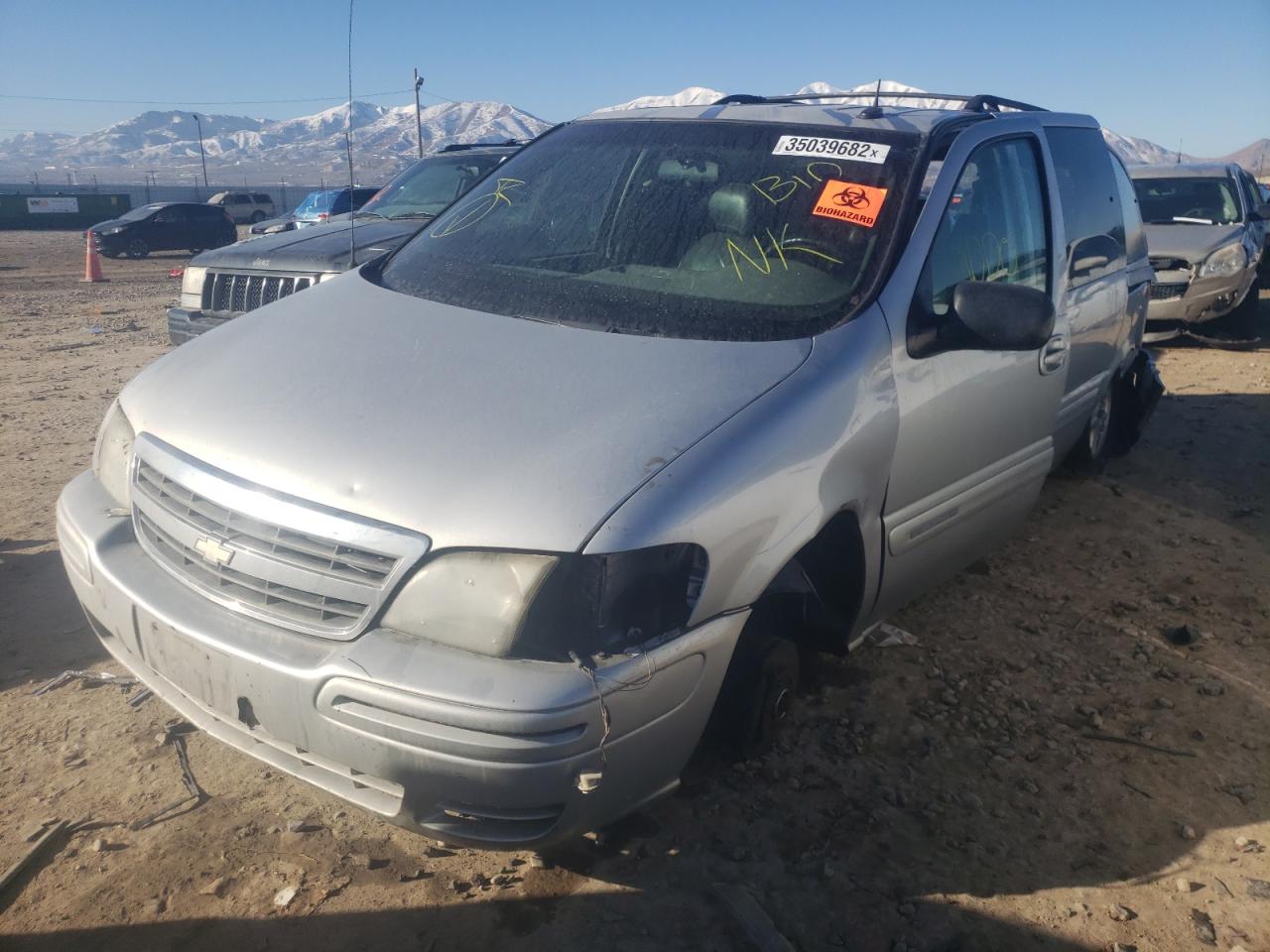 2003 Chevrolet Venture Luxury Silver vin: 1GNDX13E83D323467