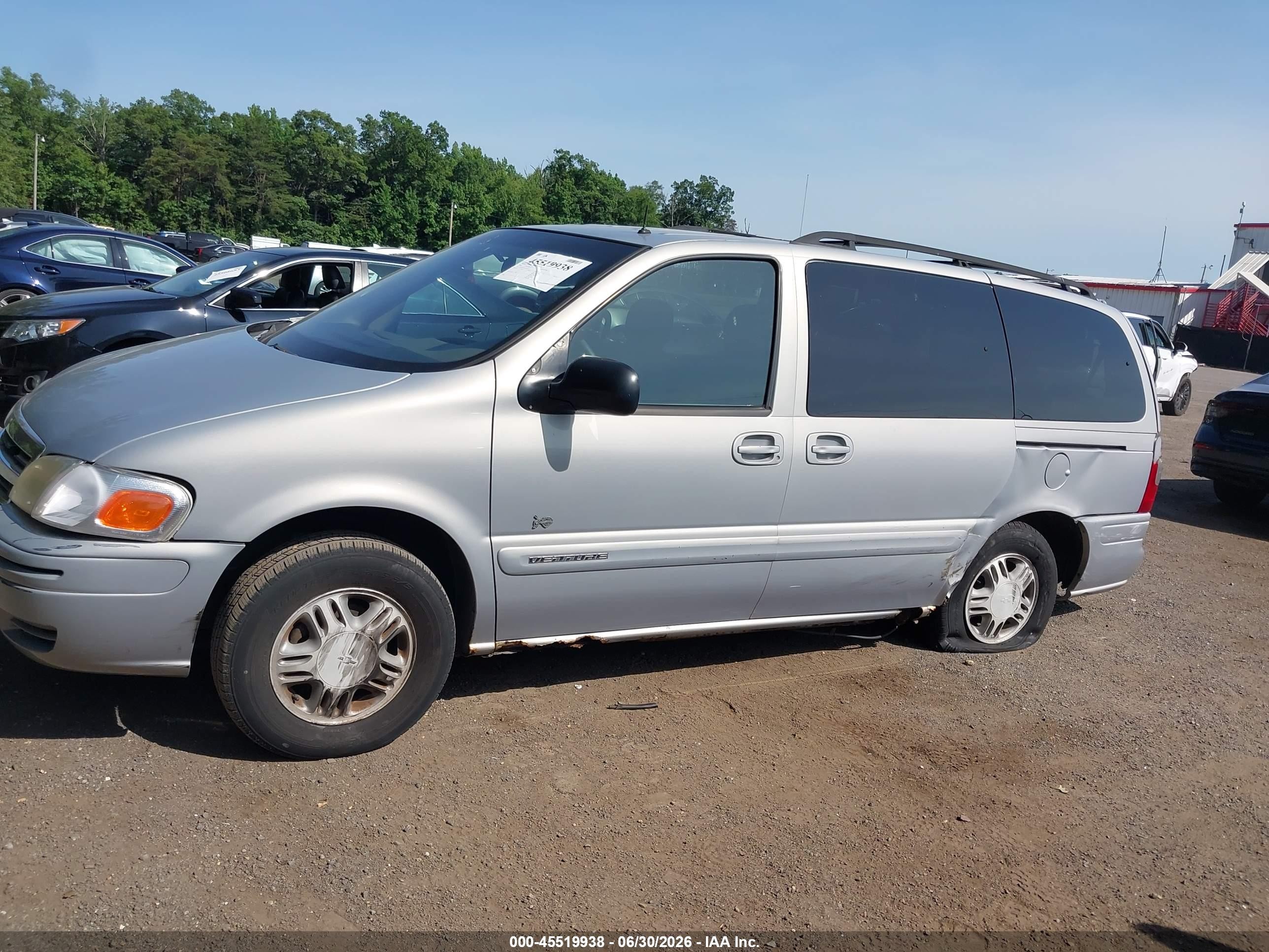 2001 Chevrolet Venture Warner Bros. W/abf Seats Silver vin: 1GNDX13E91D325127