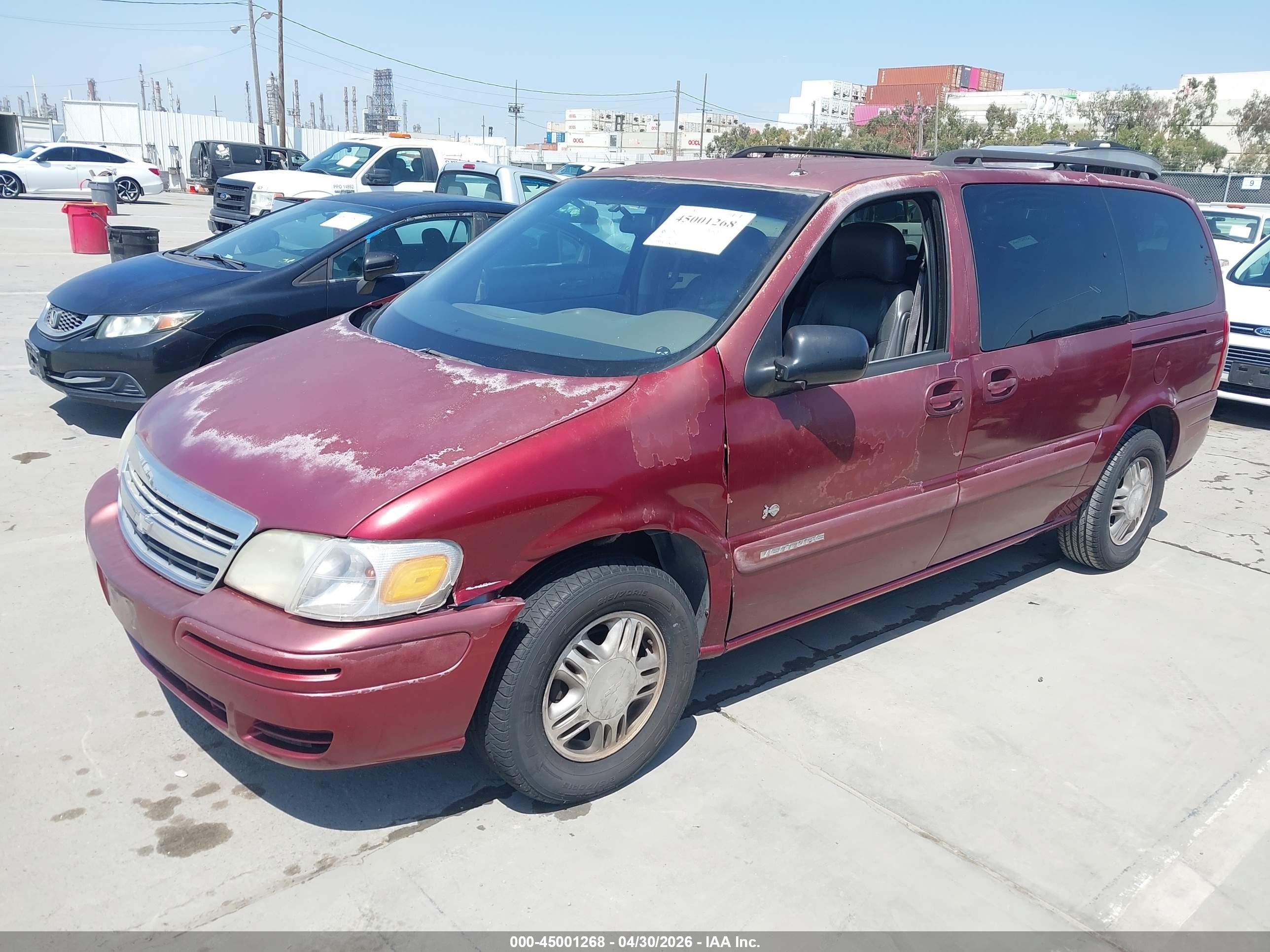 2001 Chevrolet Venture Warner Bros. W/abb Seats Maroon vin: 1GNDX13EX1D166764