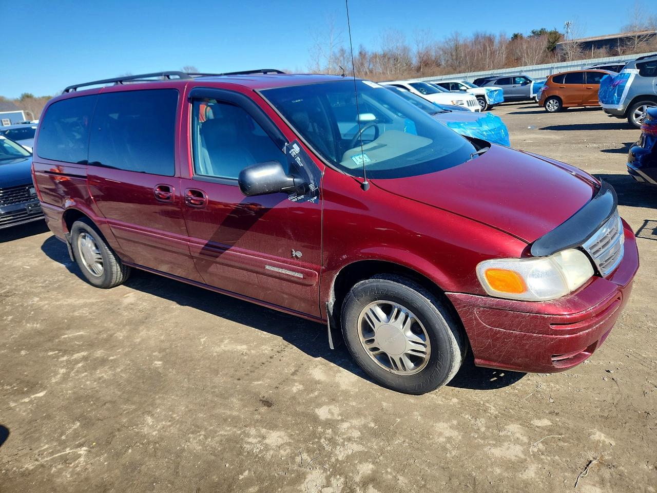 2002 Chevrolet Venture Luxury Red vin: 1GNDX13EX2D144135
