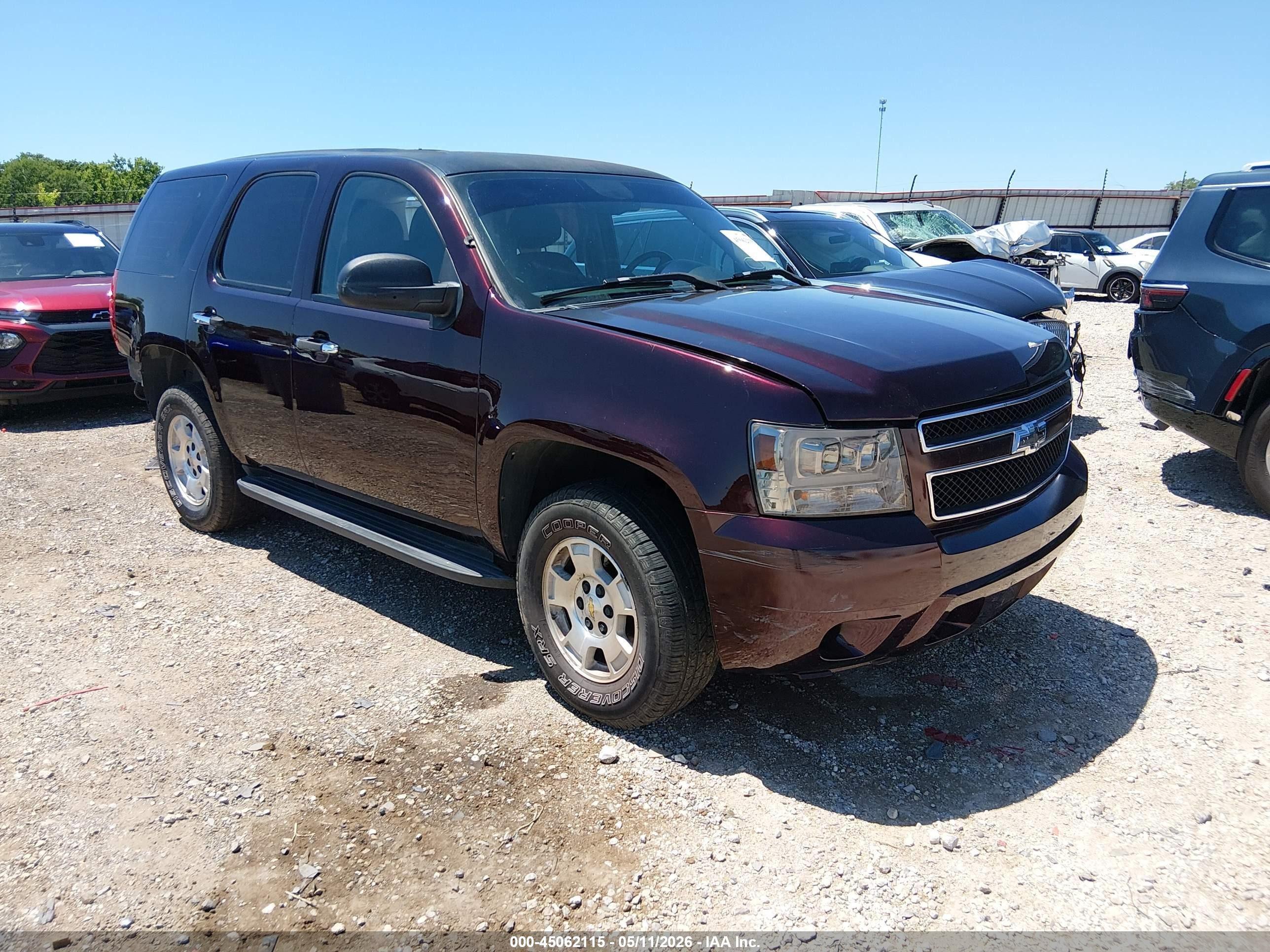 2007 Chevrolet Tahoe Police Purple vin: 1GNEC03037R345657