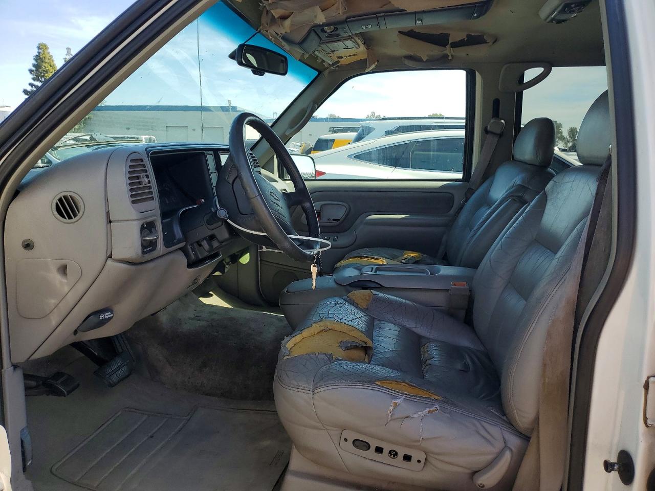 1995 Chevrolet Tahoe C1500 White vin: 1GNEC13K3SJ405502