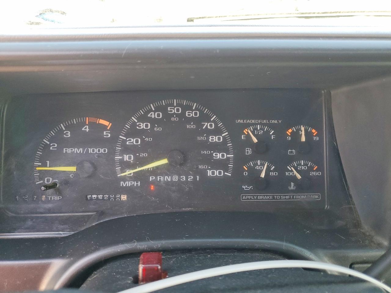 1995 Chevrolet Tahoe C1500 White vin: 1GNEC13K3SJ405502