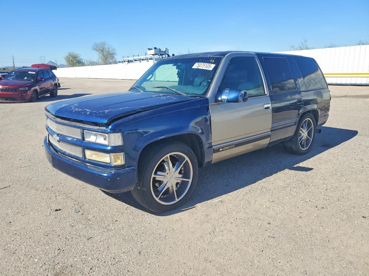 1995 Chevrolet Tahoe C1500 Синий vin: 1GNEC13K7SJ387585