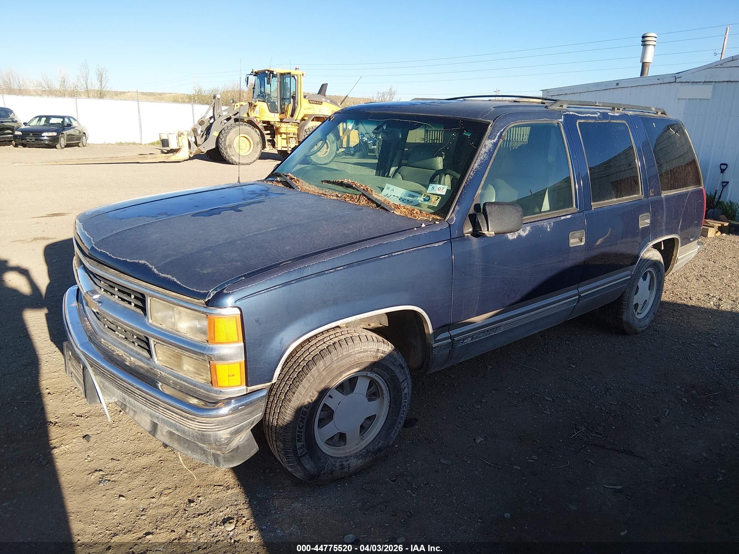 1999 Chevrolet Tahoe Lt Blue vin: 1GNEC13R0XJ546516