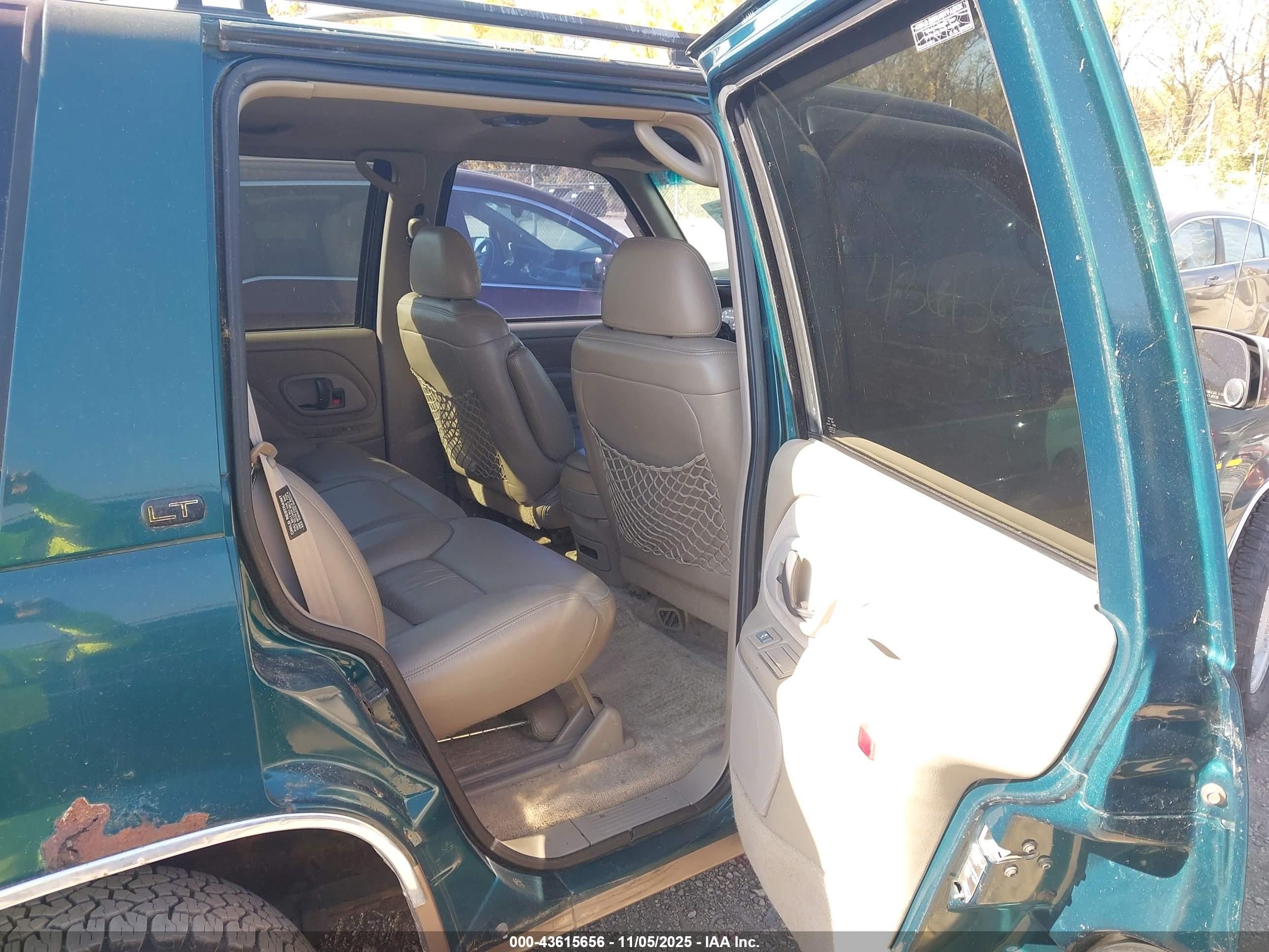 1996 Chevrolet Tahoe C1500 Зеленый vin: 1GNEC13R2TJ348322