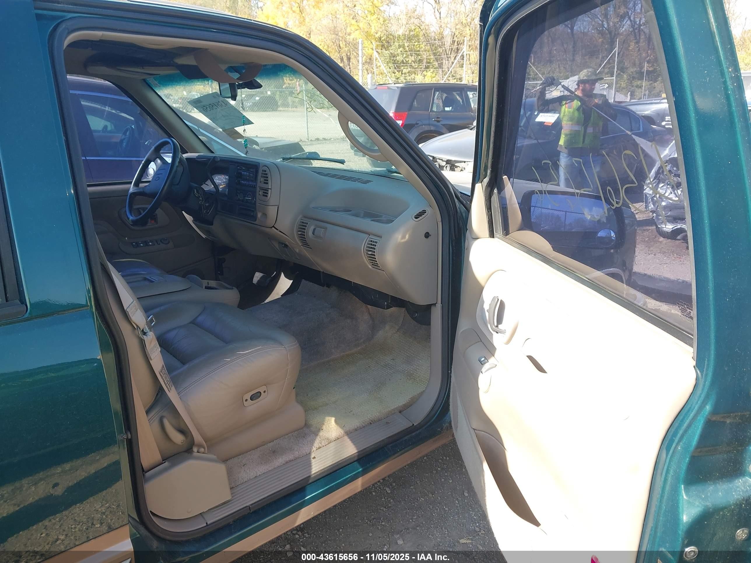 1996 Chevrolet Tahoe C1500 Зеленый vin: 1GNEC13R2TJ348322