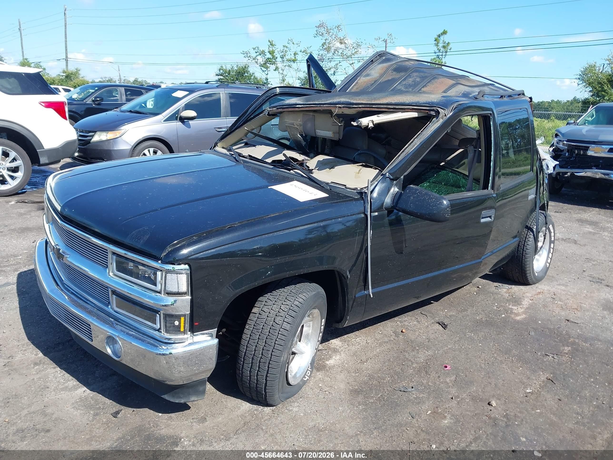 1999 Chevrolet Tahoe Limited Black vin: 1GNEC13R2XJ402630