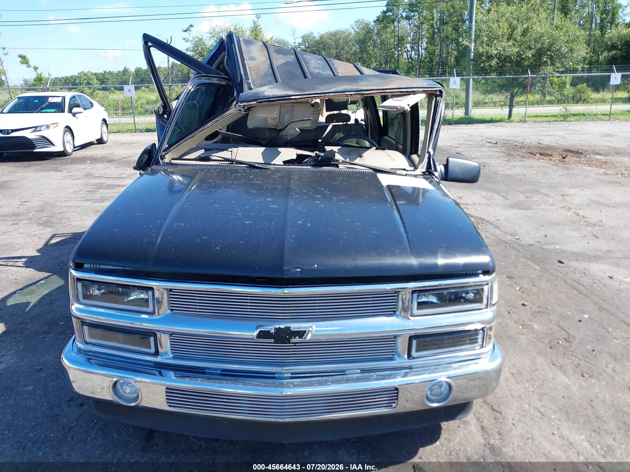 1999 Chevrolet Tahoe Limited Black vin: 1GNEC13R2XJ402630