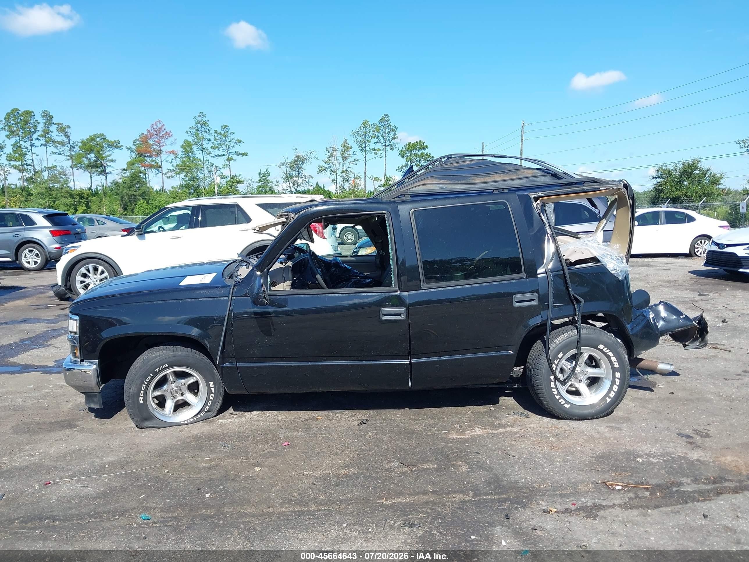 1999 Chevrolet Tahoe Limited Black vin: 1GNEC13R2XJ402630