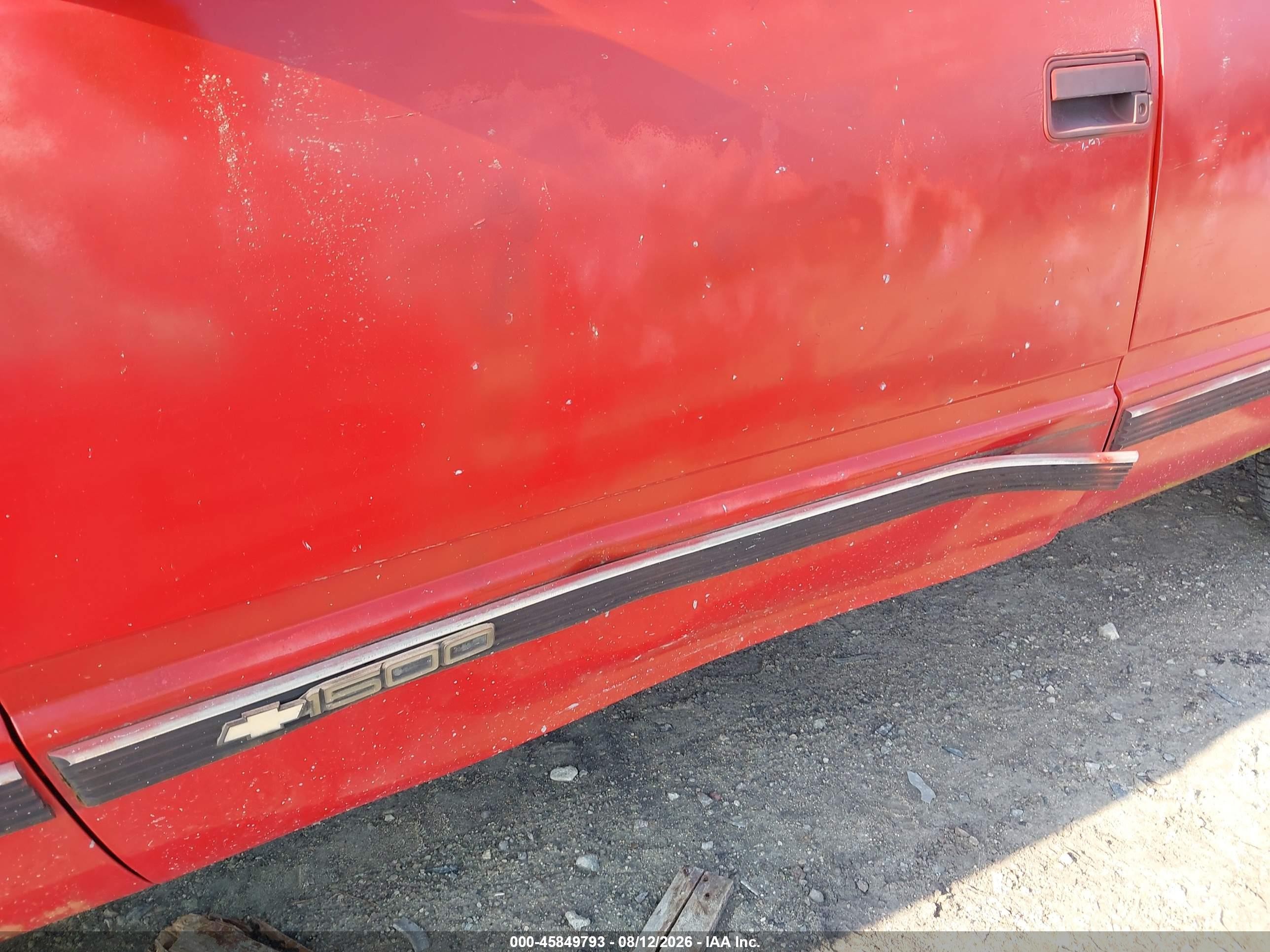 1997 Chevrolet Tahoe Ls Red vin: 1GNEC13R3VJ422172