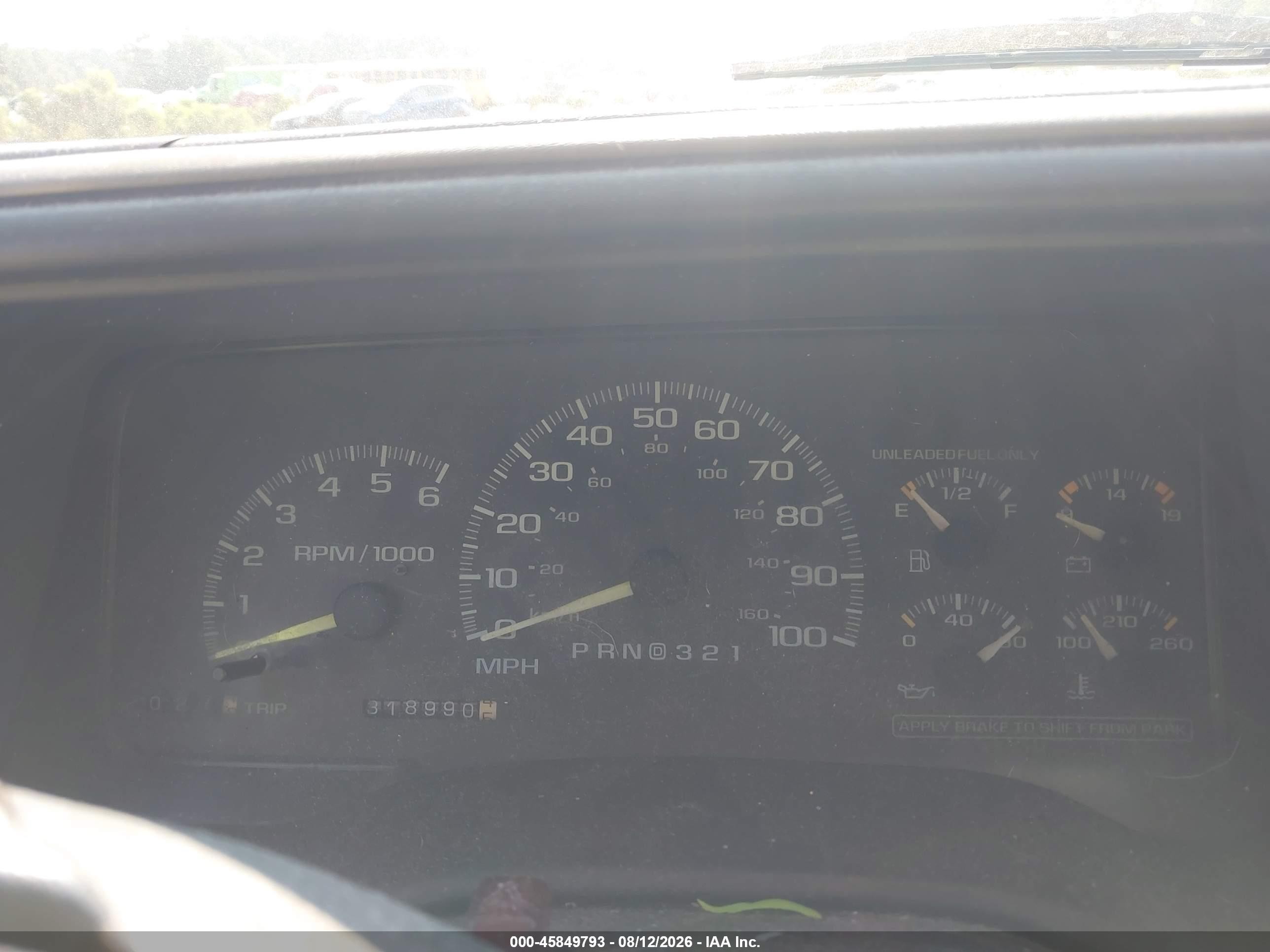 1997 Chevrolet Tahoe Ls Red vin: 1GNEC13R3VJ422172