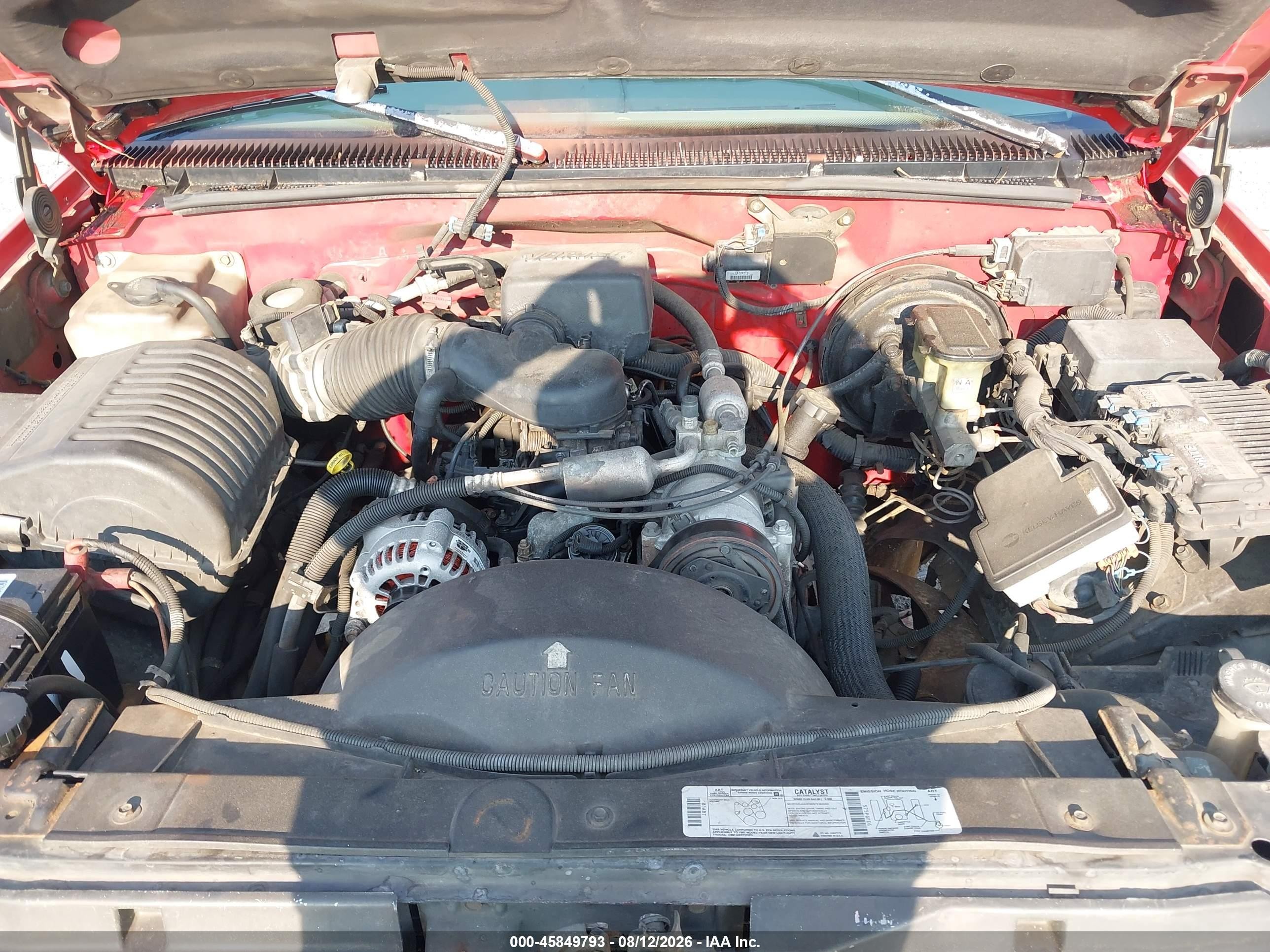 1997 Chevrolet Tahoe Ls Red vin: 1GNEC13R3VJ422172