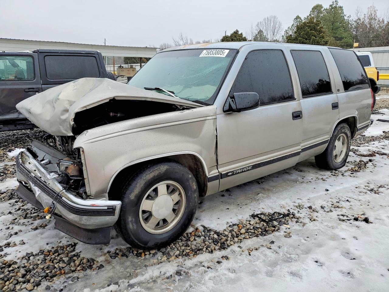 1998 Chevrolet Tahoe C1500 Silver vin: 1GNEC13R4WJ375753