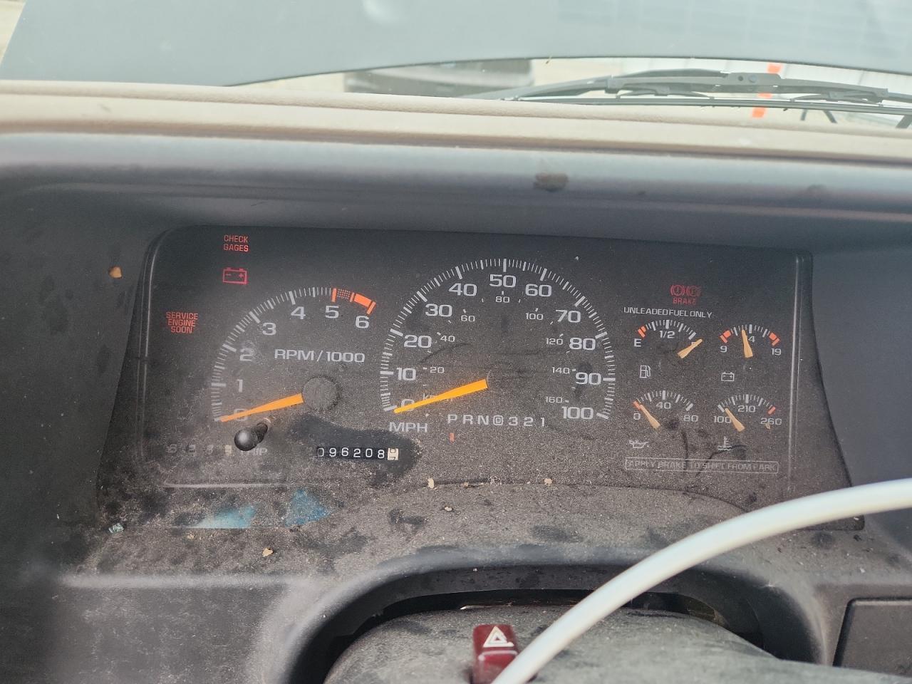 1996 Chevrolet Tahoe C1500 Black vin: 1GNEC13R5TJ329053